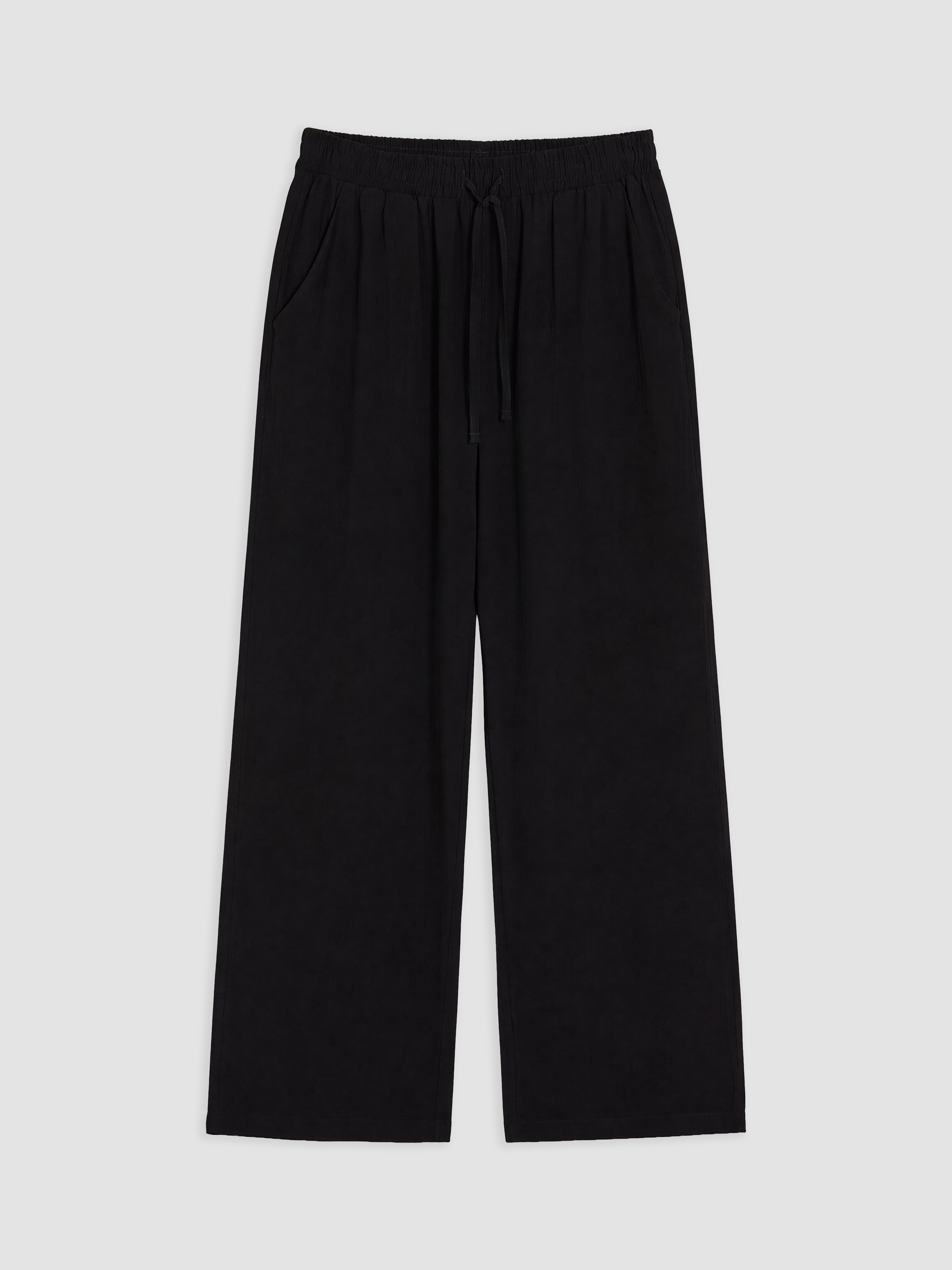LCWAIKIKI Classic Beli Lastikli Geniş Paça Kadın Pantolon görsel 5