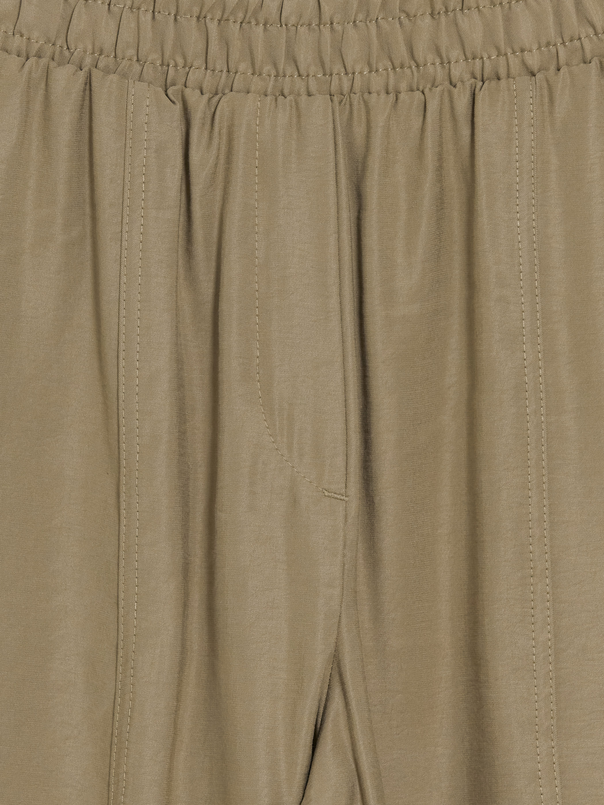 LCWAIKIKI Classic Beli Lastikli Modal Karışımlı Kadın Pantolon görsel 6