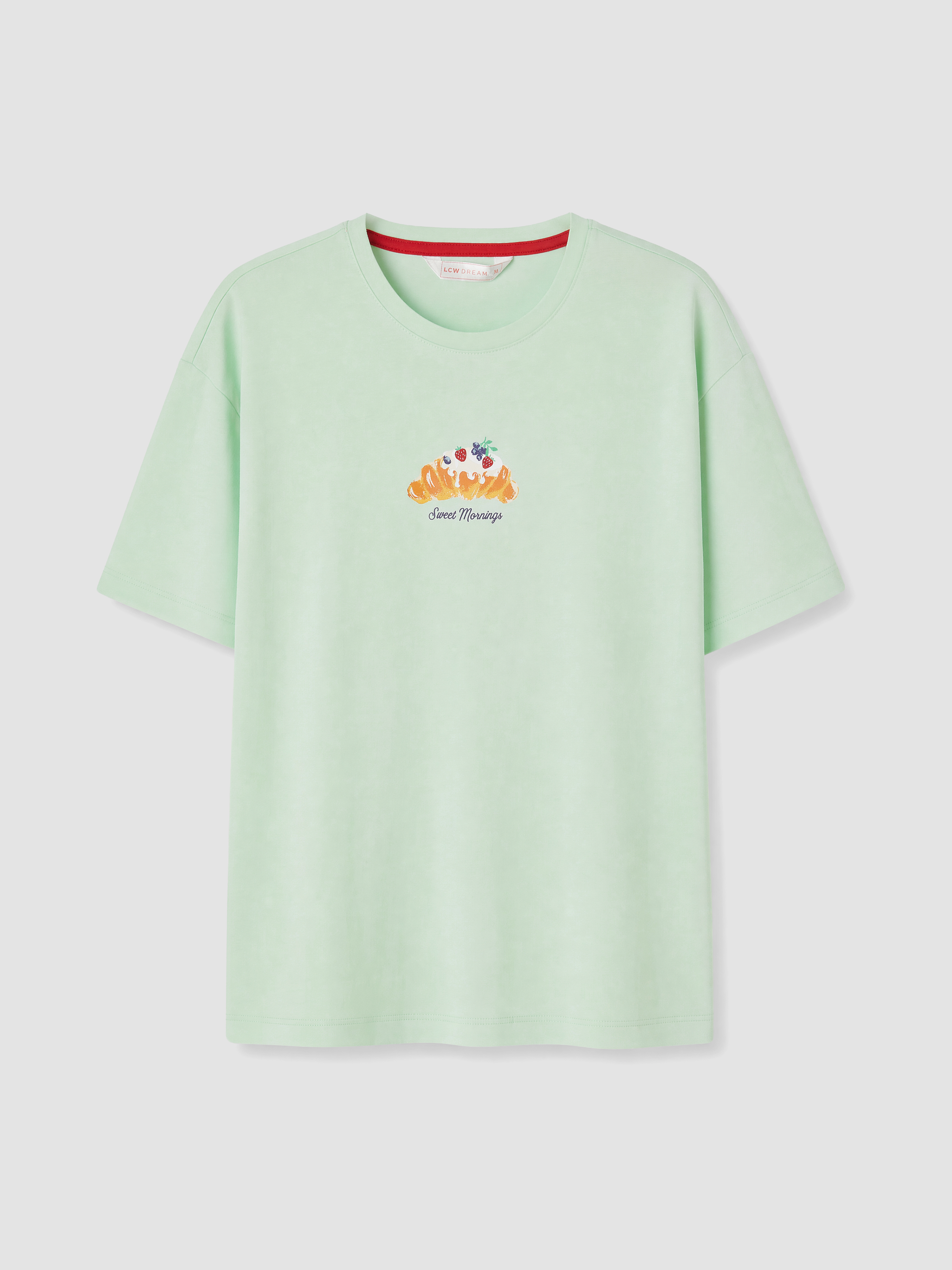 LCW DREAM Baskılı Kadın Şortlu Pijama Takımı görsel 6