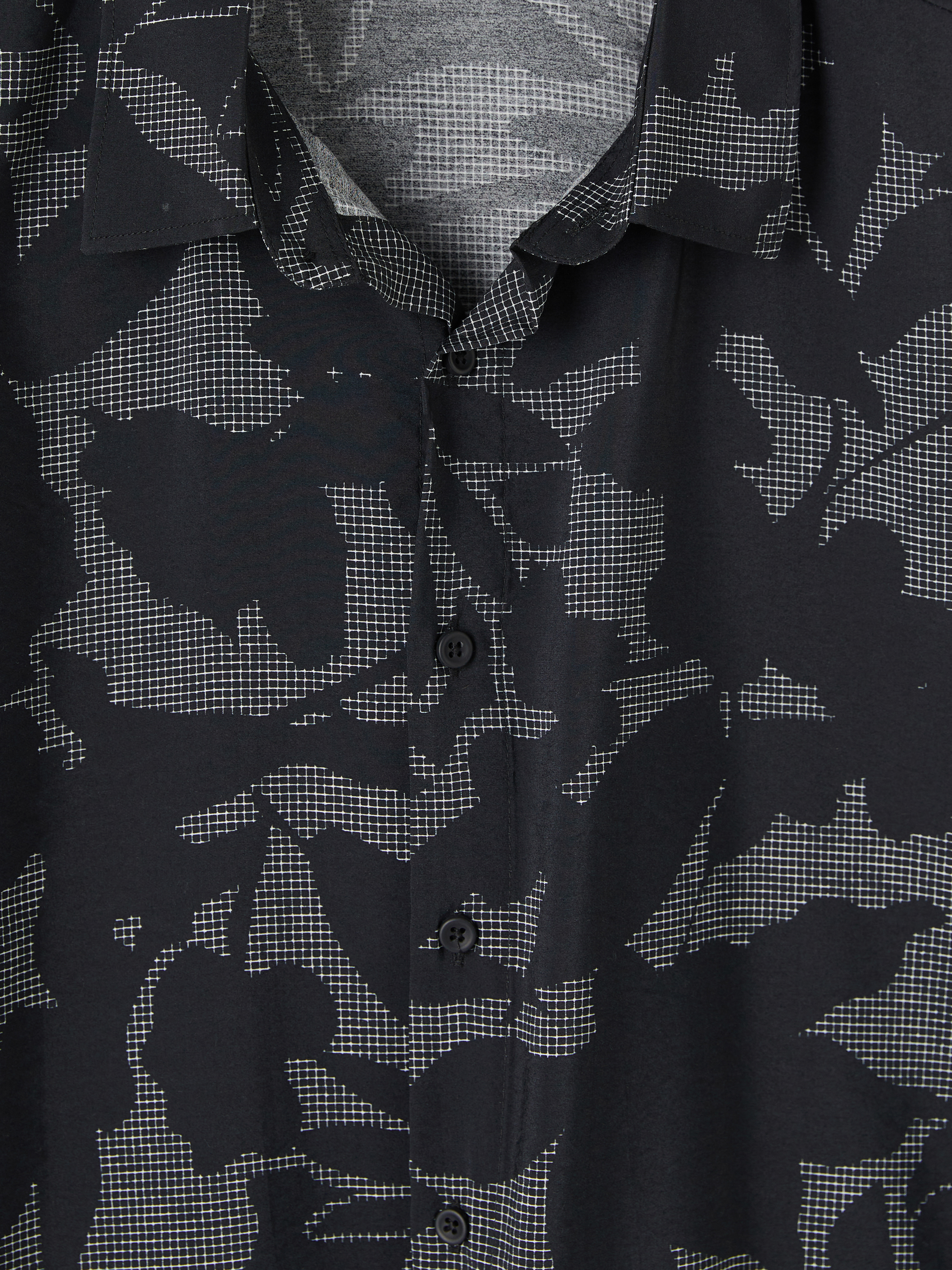 LCW Vision Regular Fit Desenli Viskon Erkek Gömlek görsel 6