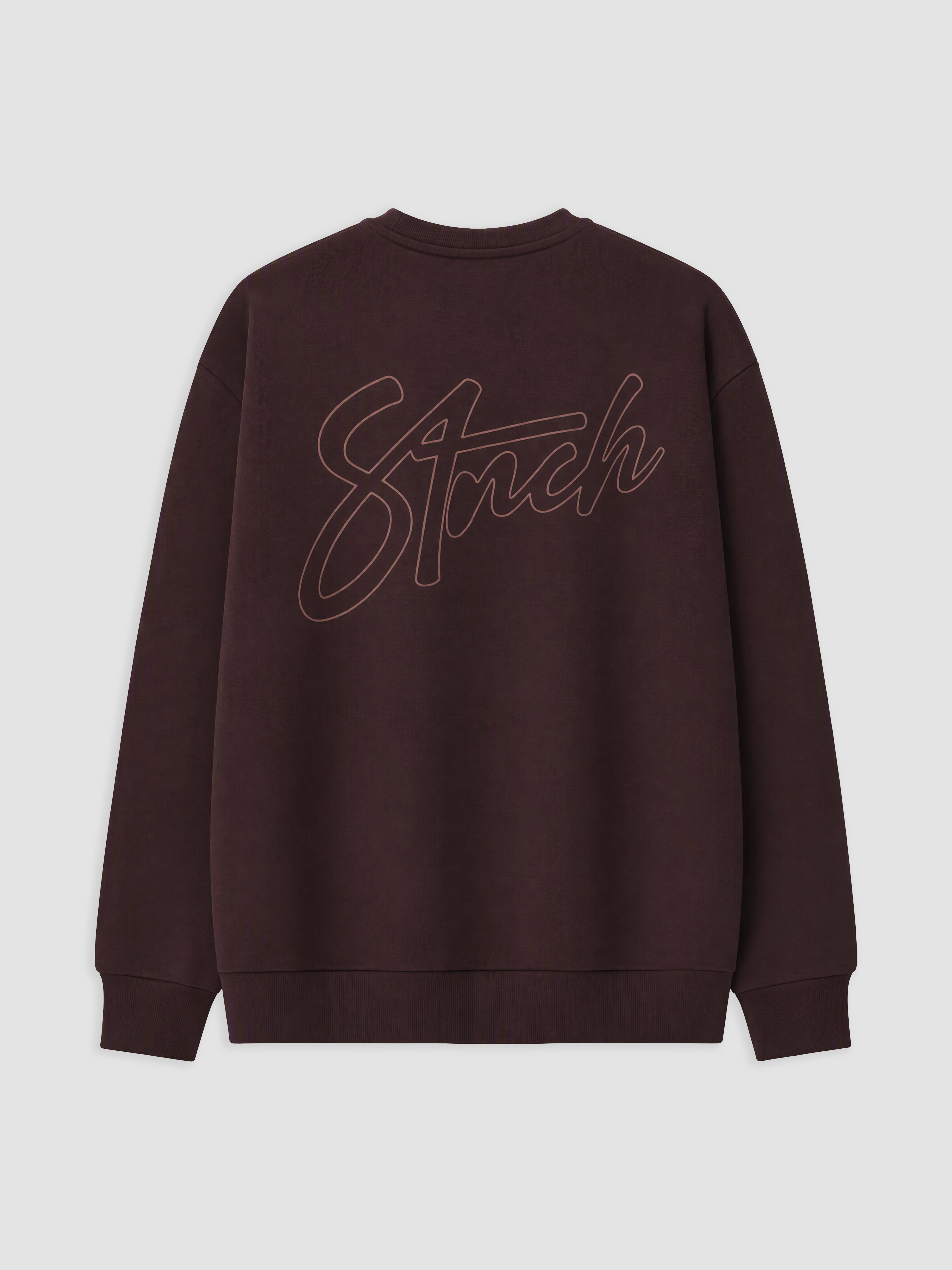 XSIDE Bisiklet Yaka Nakışlı Sweatshirt görsel 2