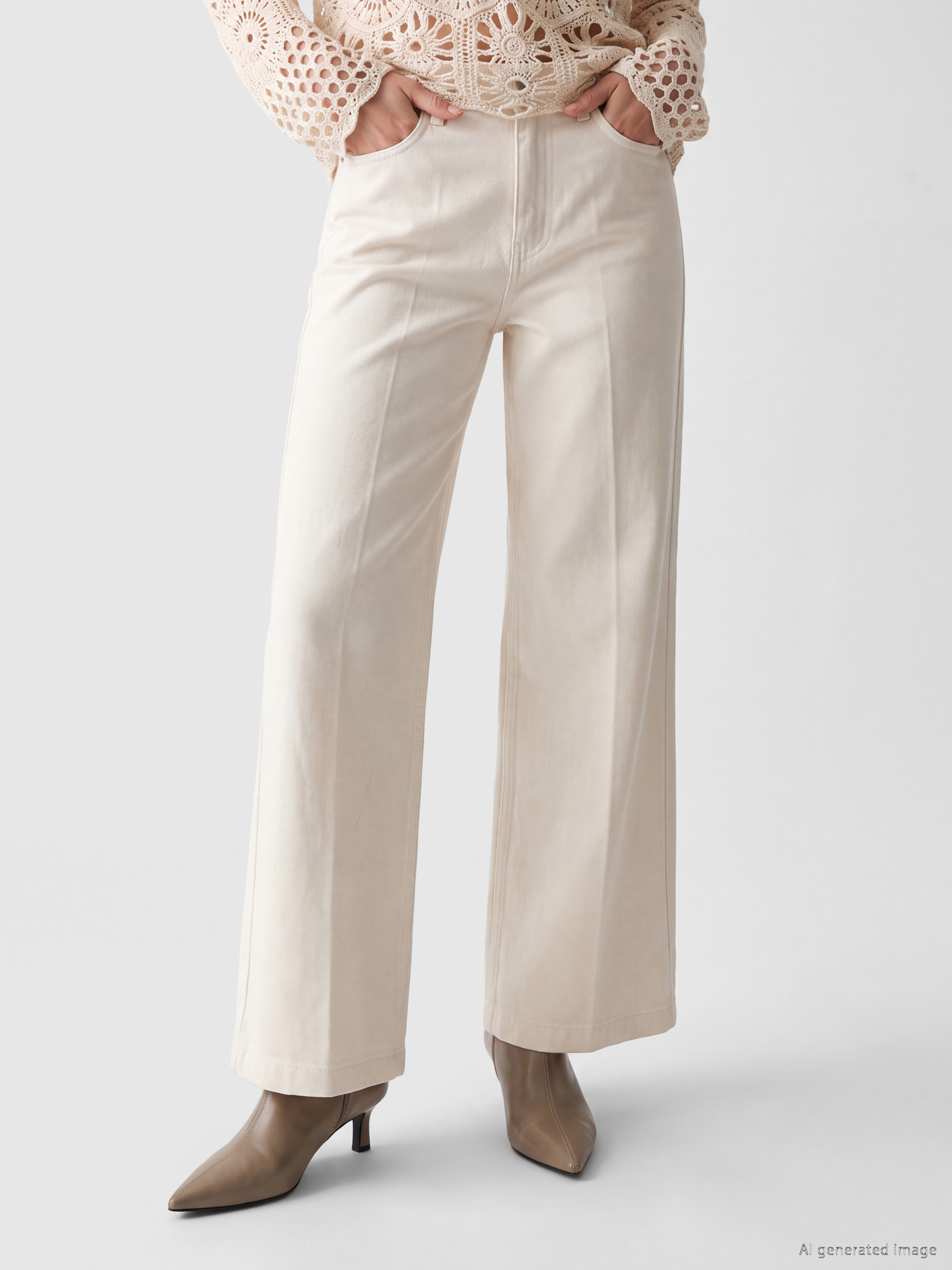 LCW Jeans Wideleg Kadın Jean Pantolon görsel 2