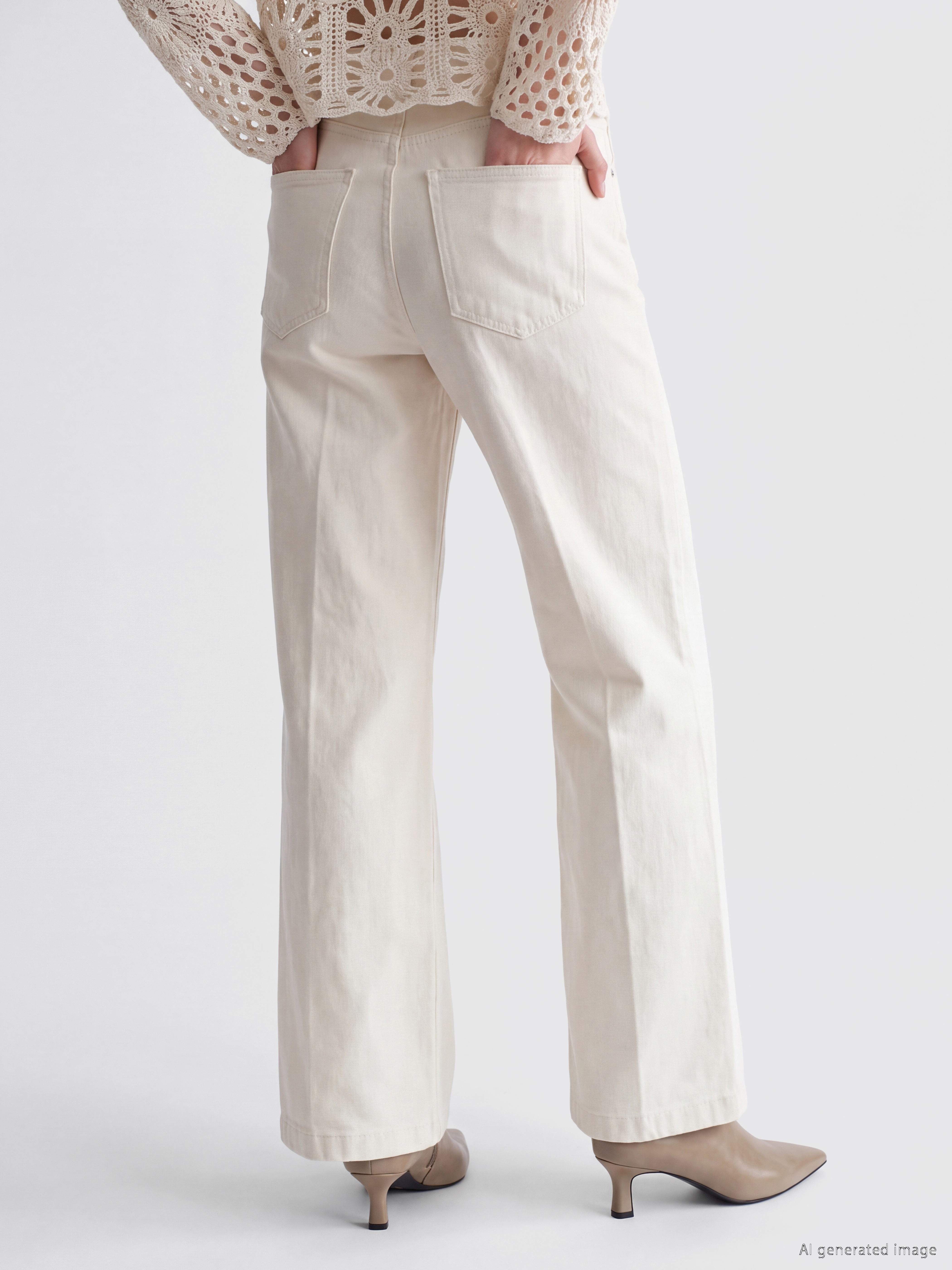 LCW Jeans Wideleg Kadın Jean Pantolon görsel 4