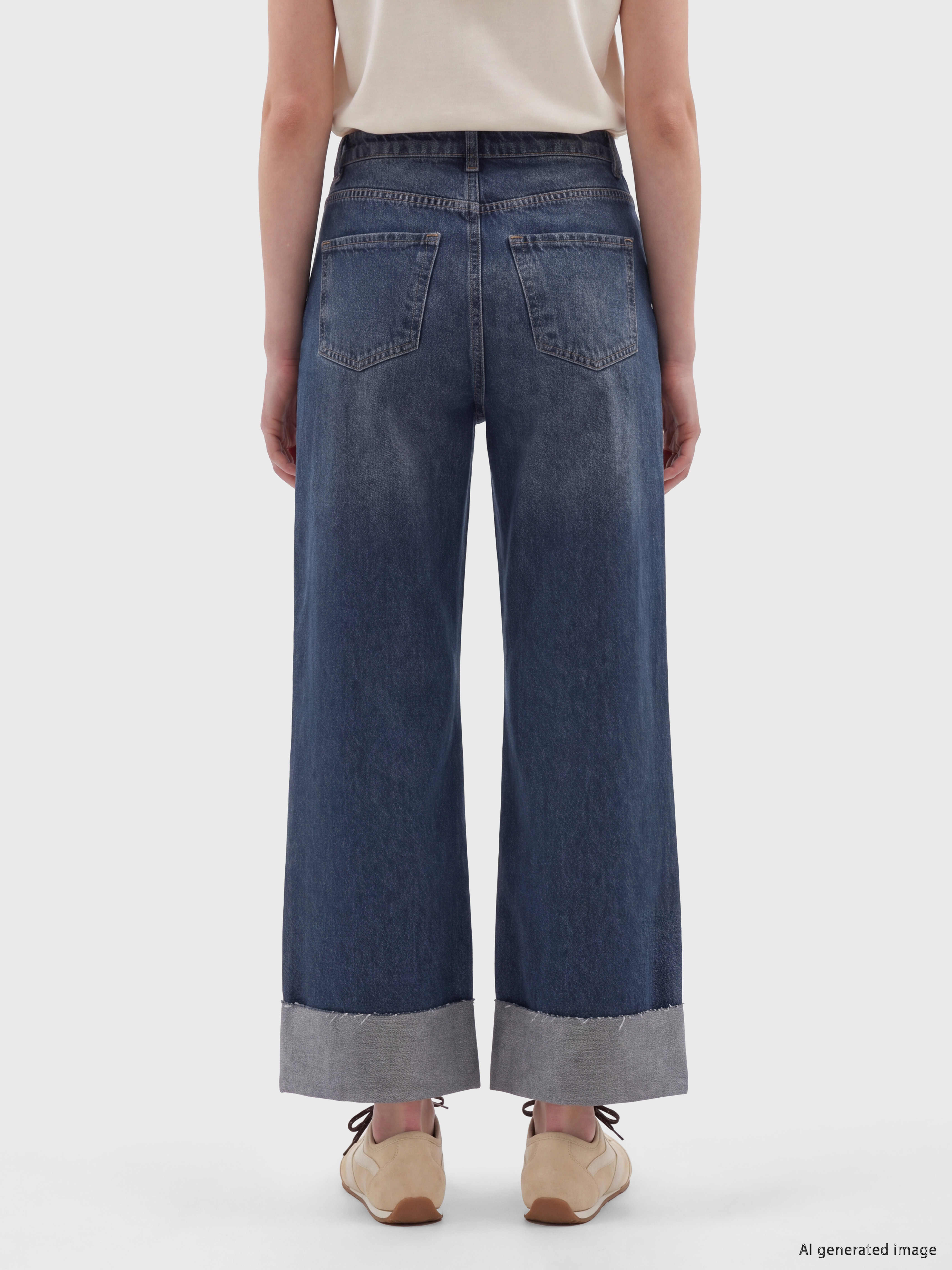 LCW Jeans Wideleg Kadın Jean Pantolon görsel 4