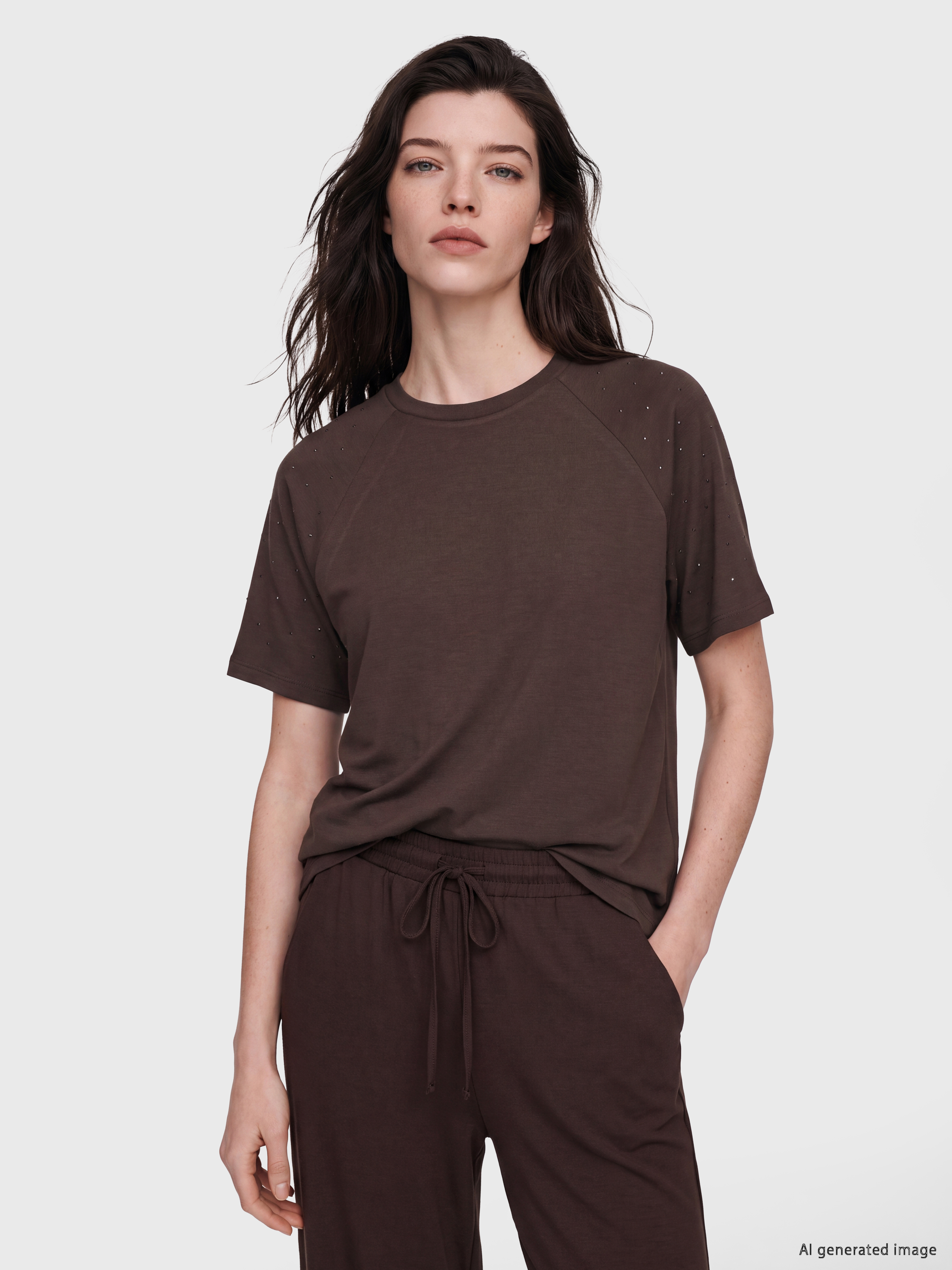 LCW Comfort Soft Touch Taşlı Bluz