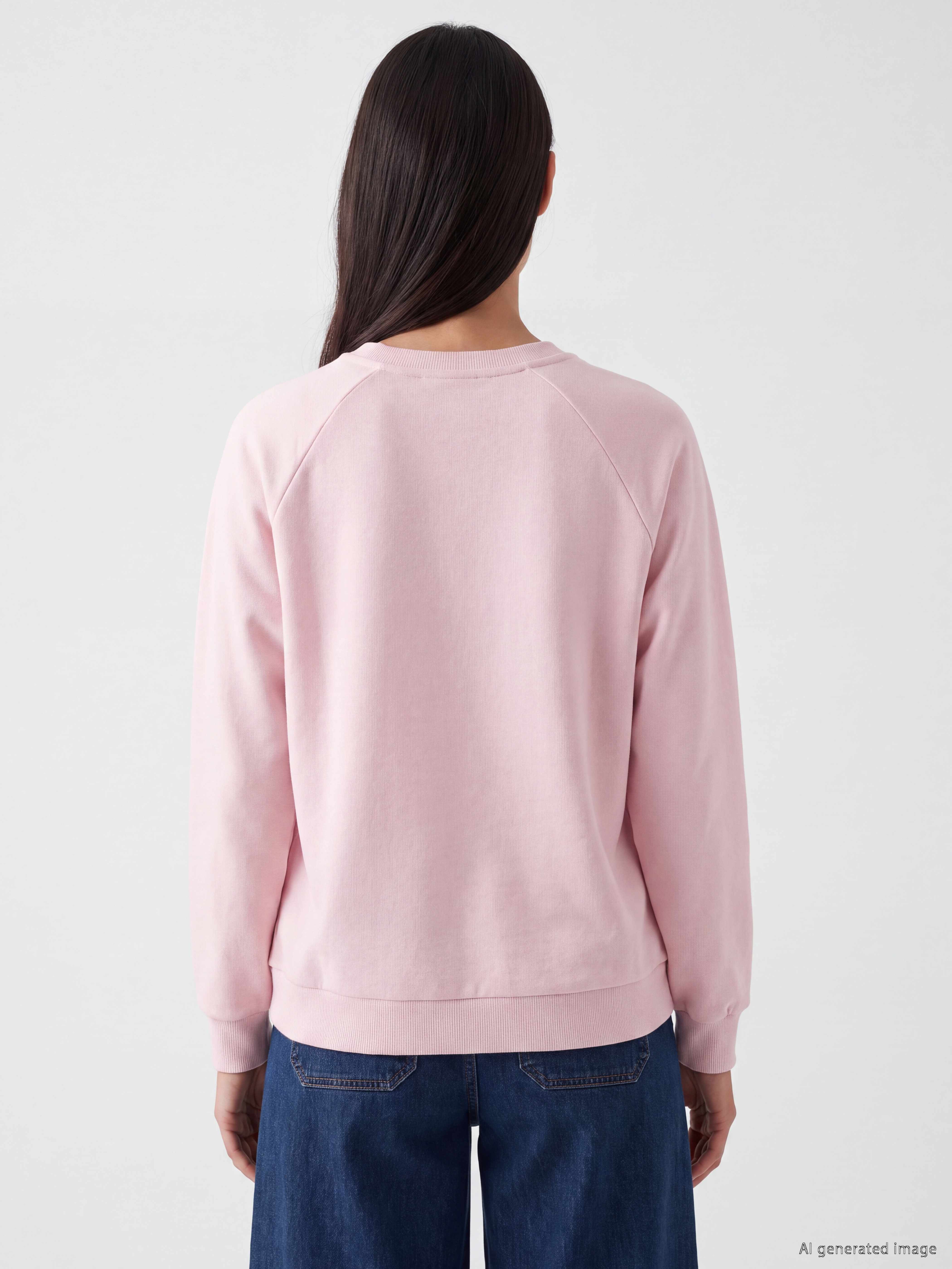 LC WAIKIKI Baskılı Oversize Kadın Sweatshirt görsel 4