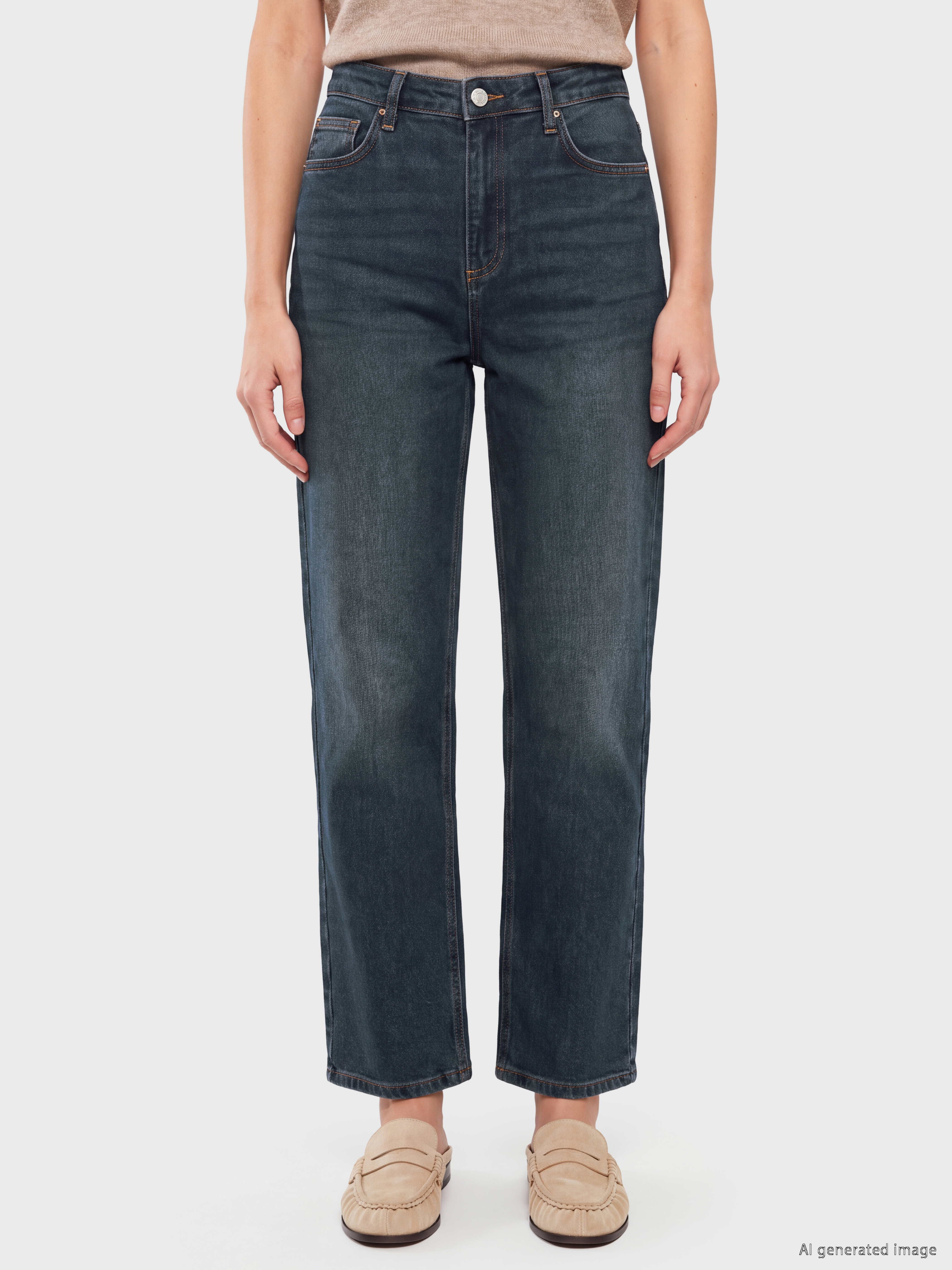 LCW Jeans Boyfriend Fit Kadın Jean Pantolon görsel 2