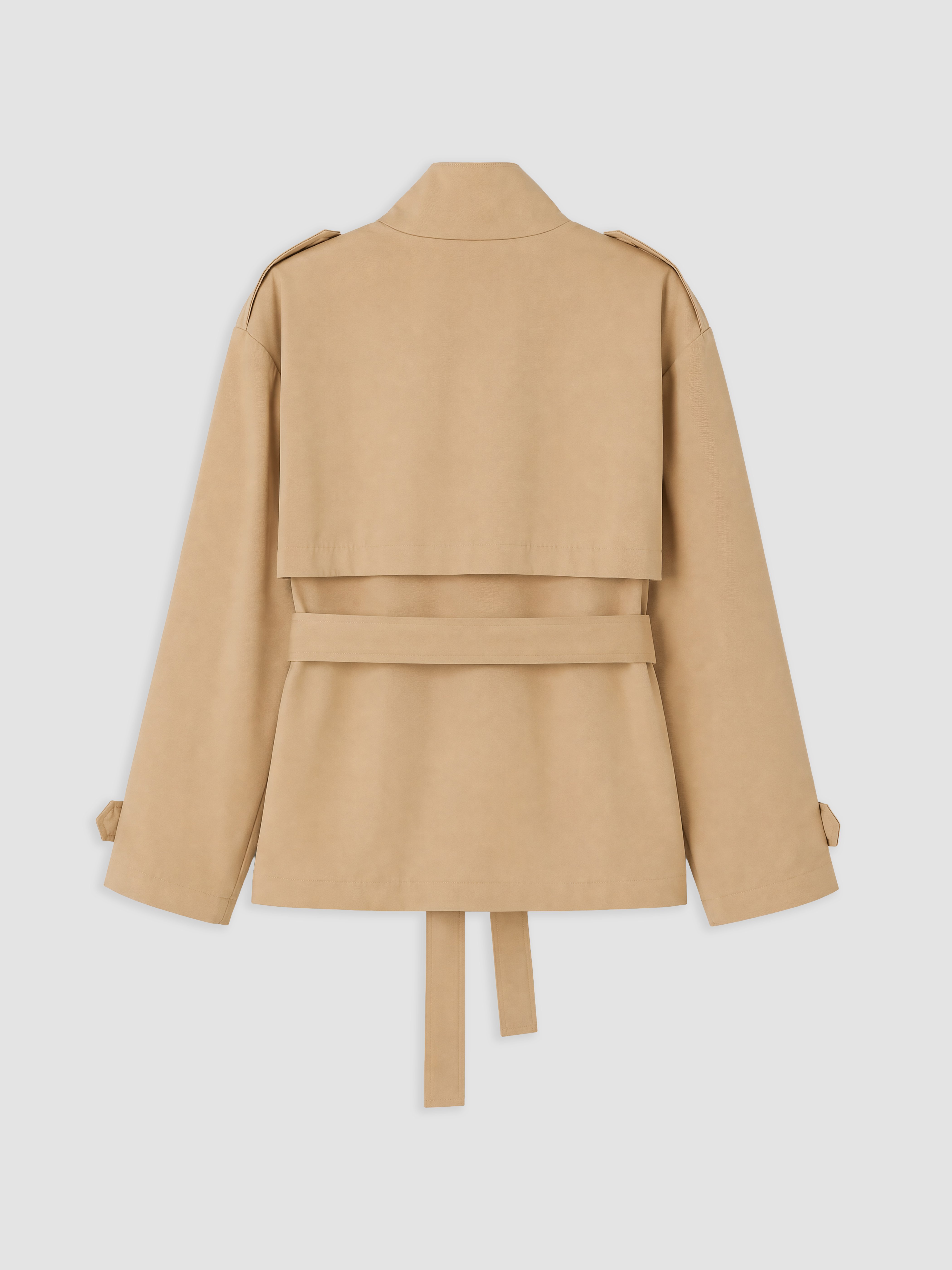 LC WAIKIKI Kuşaklı Oversize Kadın Trençkot görsel 6