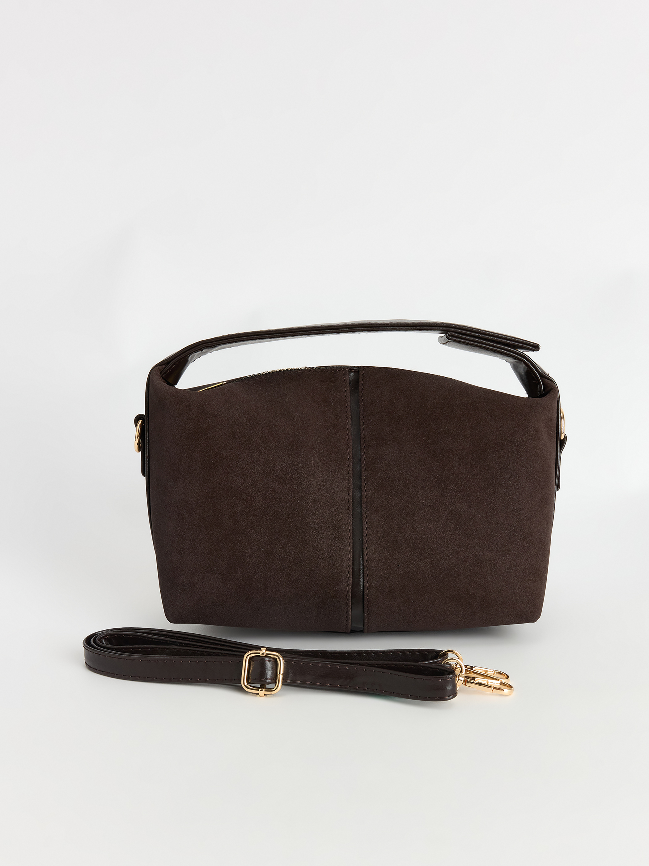 LCW ACCESSORIES Süet Kadın Omuz Çantası görsel 2