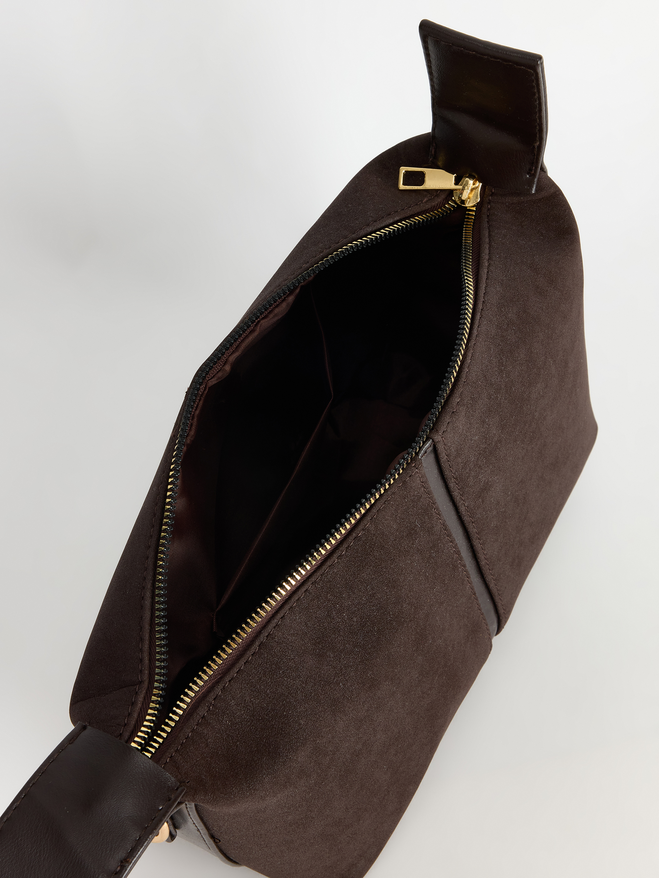 LCW ACCESSORIES Süet Kadın Omuz Çantası görsel 4