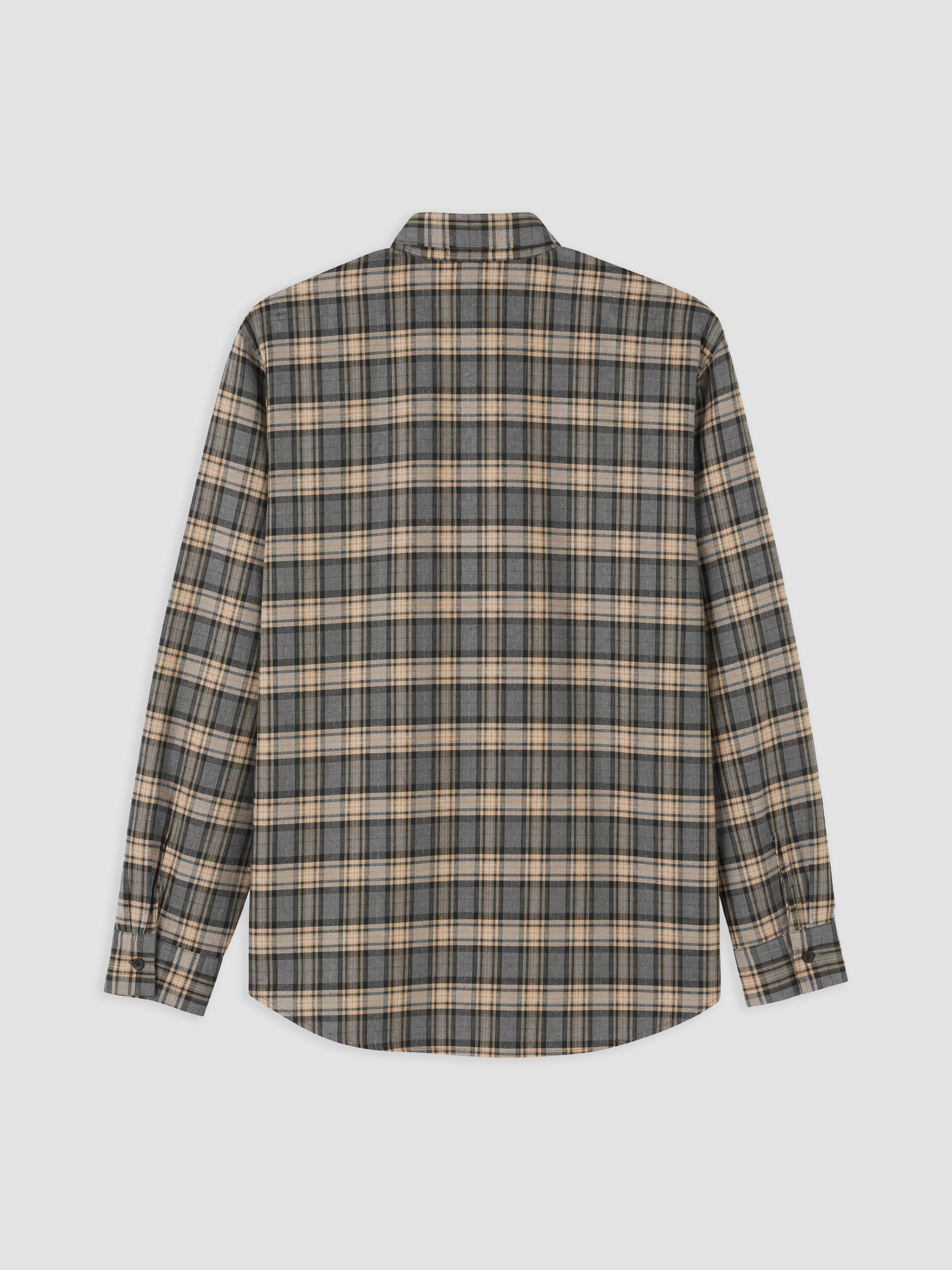 LCW ECO Regular Fit Ekose Erkek Gömlek Ceket görsel 5
