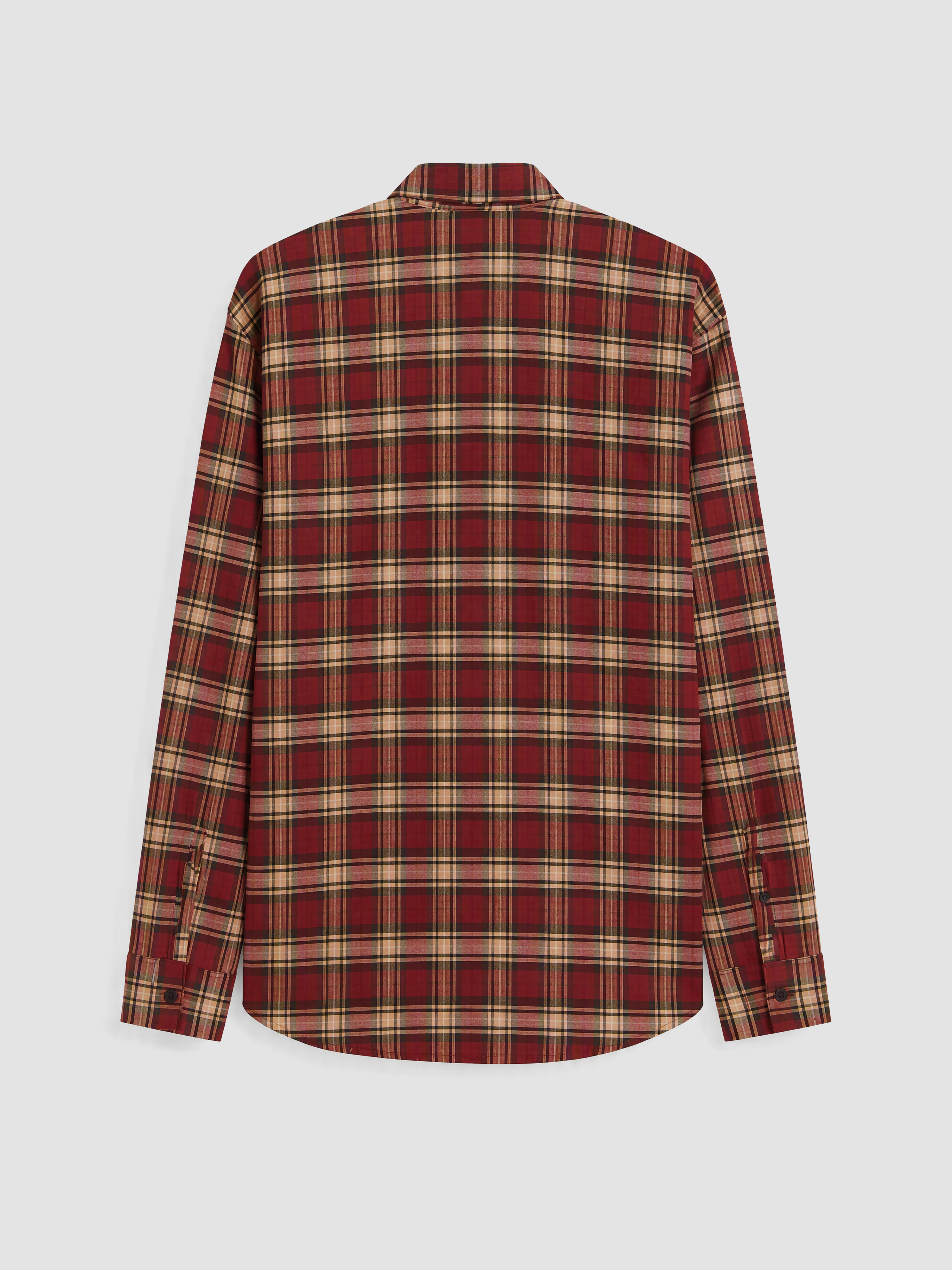 LCW ECO Regular Fit Ekose Erkek Gömlek Ceket görsel 6