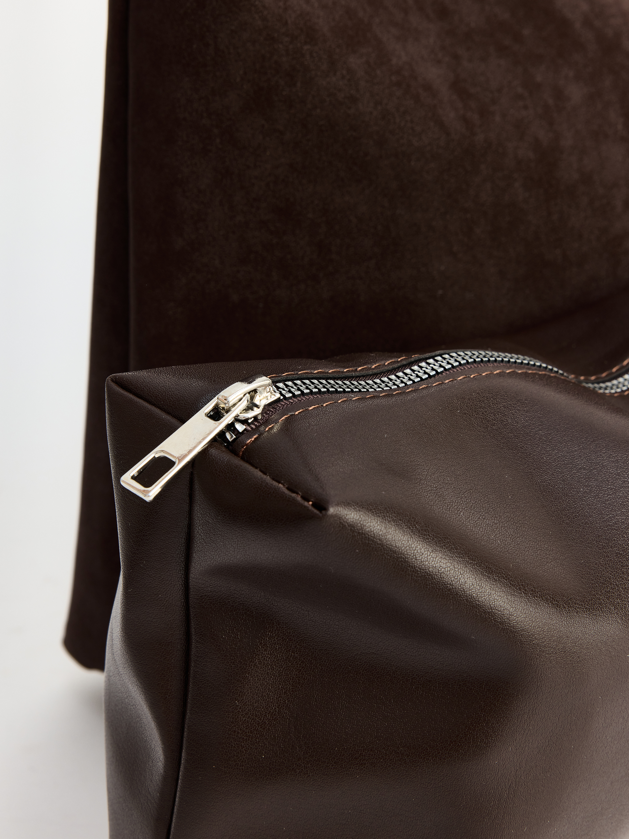 LCW ACCESSORIES Süet Kadın Omuz Çantası görsel 5