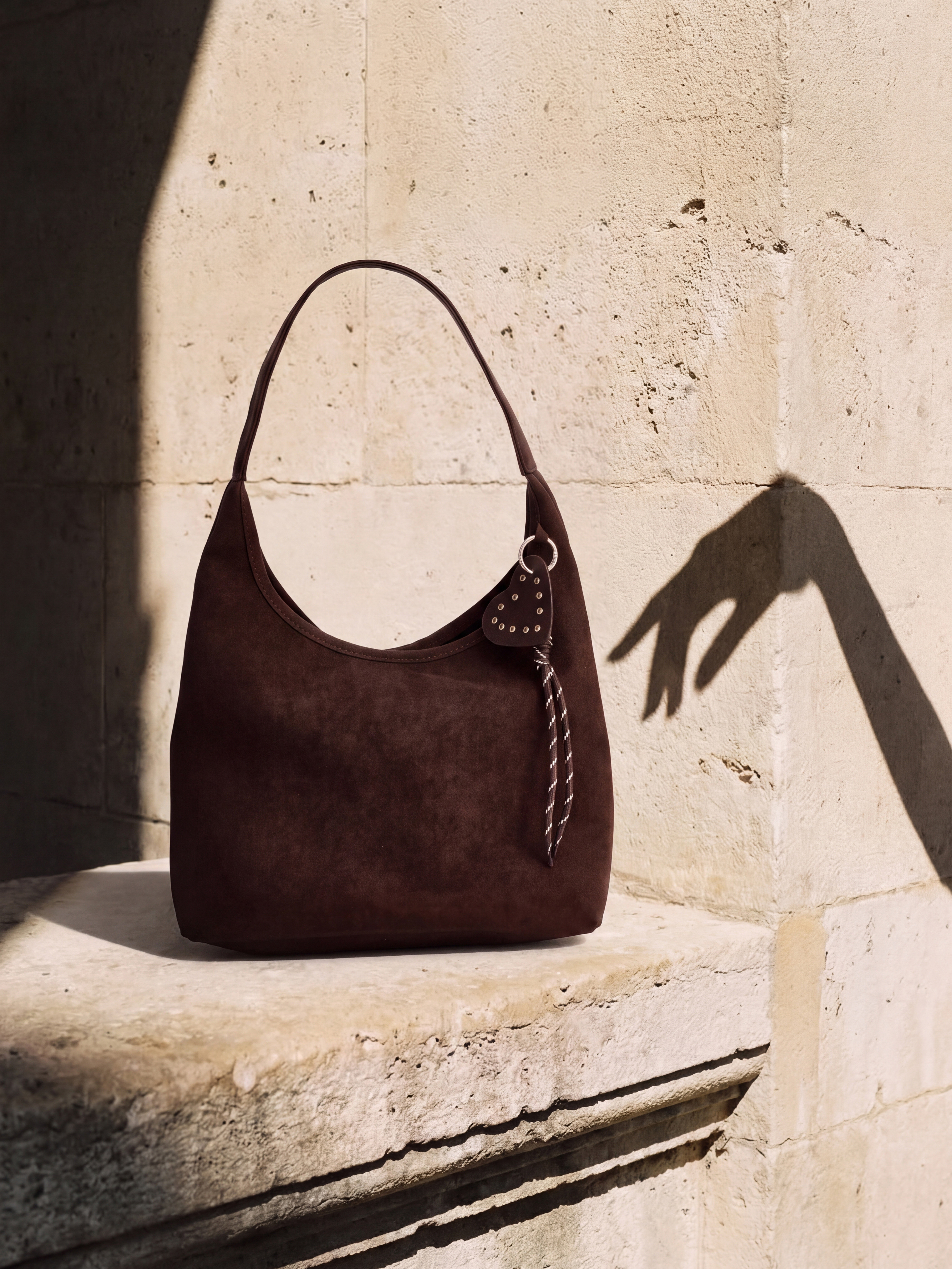LCW ACCESSORIES Süet Kadın Omuz Çantası