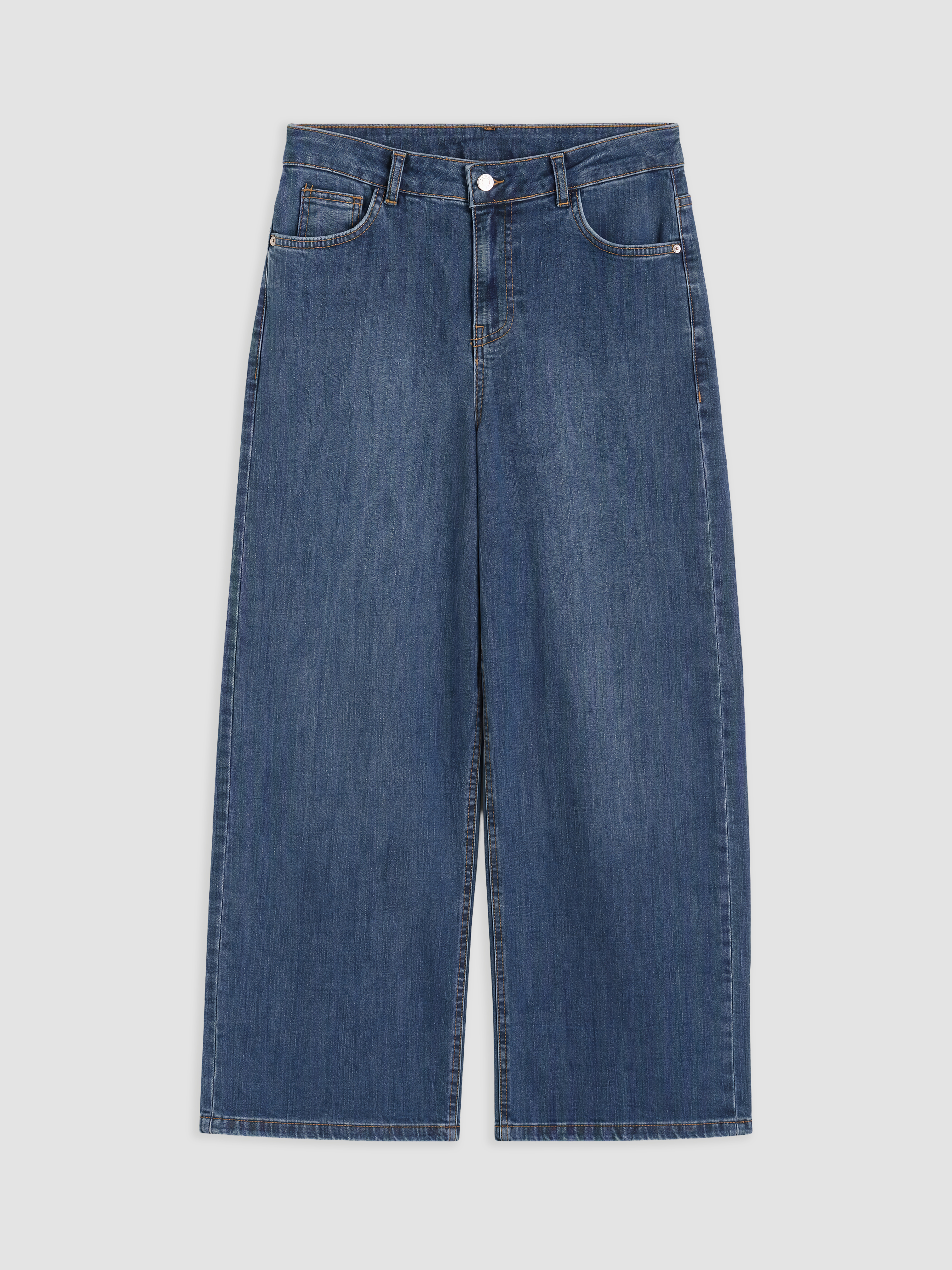 LCWAIKIKI Classic Culotte Fit Kadın Jean Pantolon görsel 5
