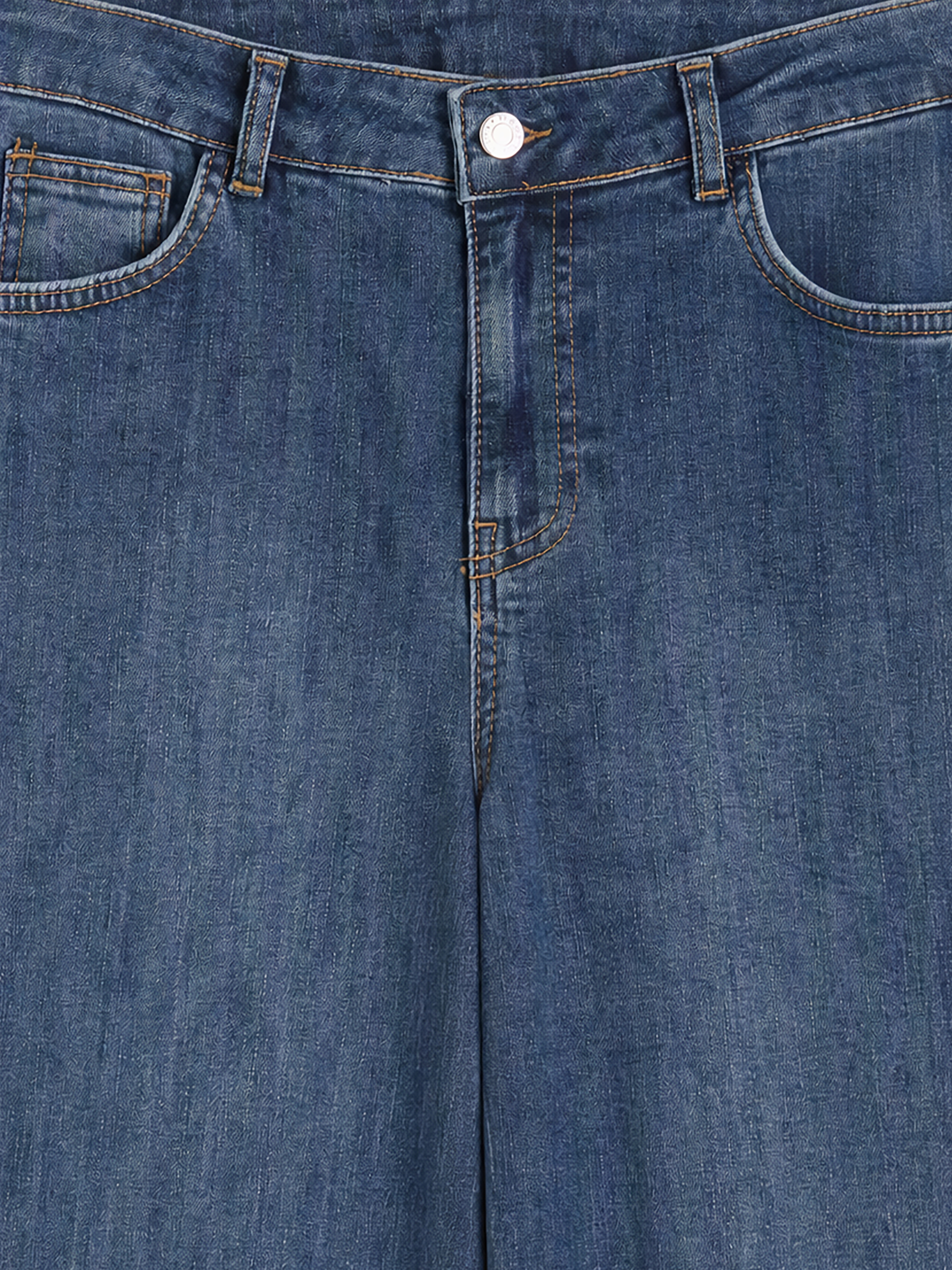 LCWAIKIKI Classic Culotte Fit Kadın Jean Pantolon görsel 7
