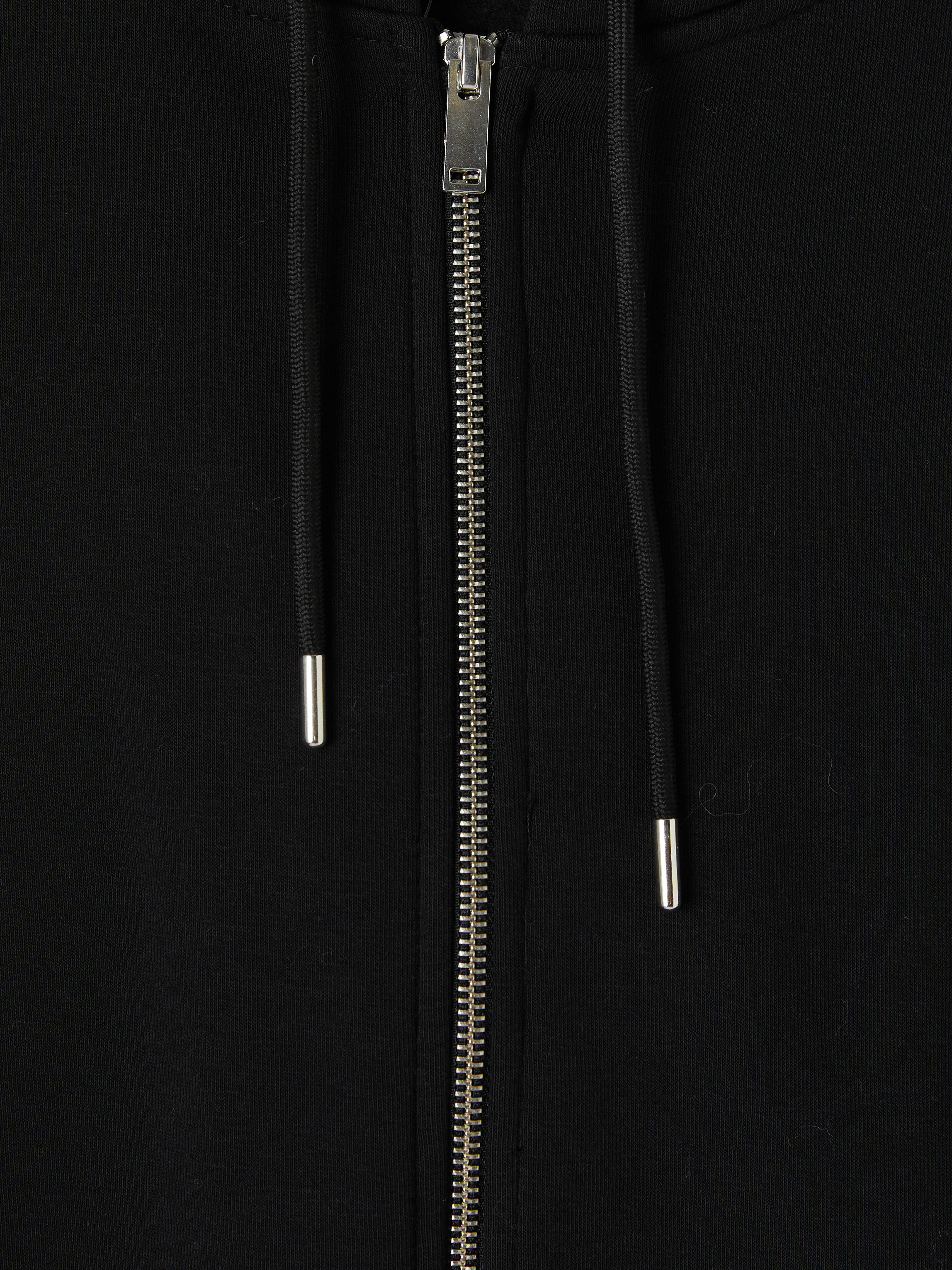 LCW Modest Kapüşonlu Oversize Kadın Kalın Fermuarlı Sweatshirt görsel 6