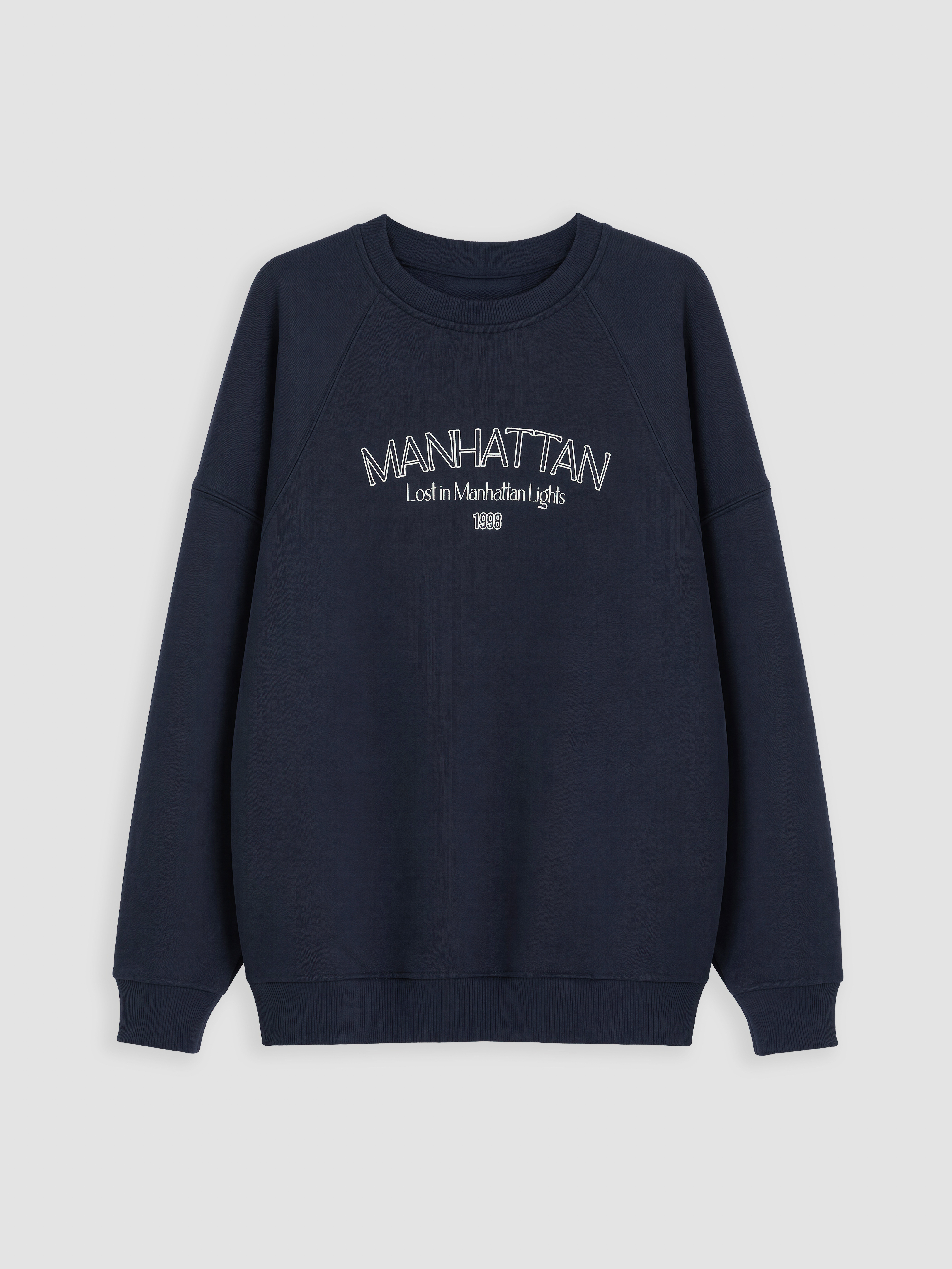LCW Modest Baskılı Oversize Kadın Sweatshirt Tunik görsel 5