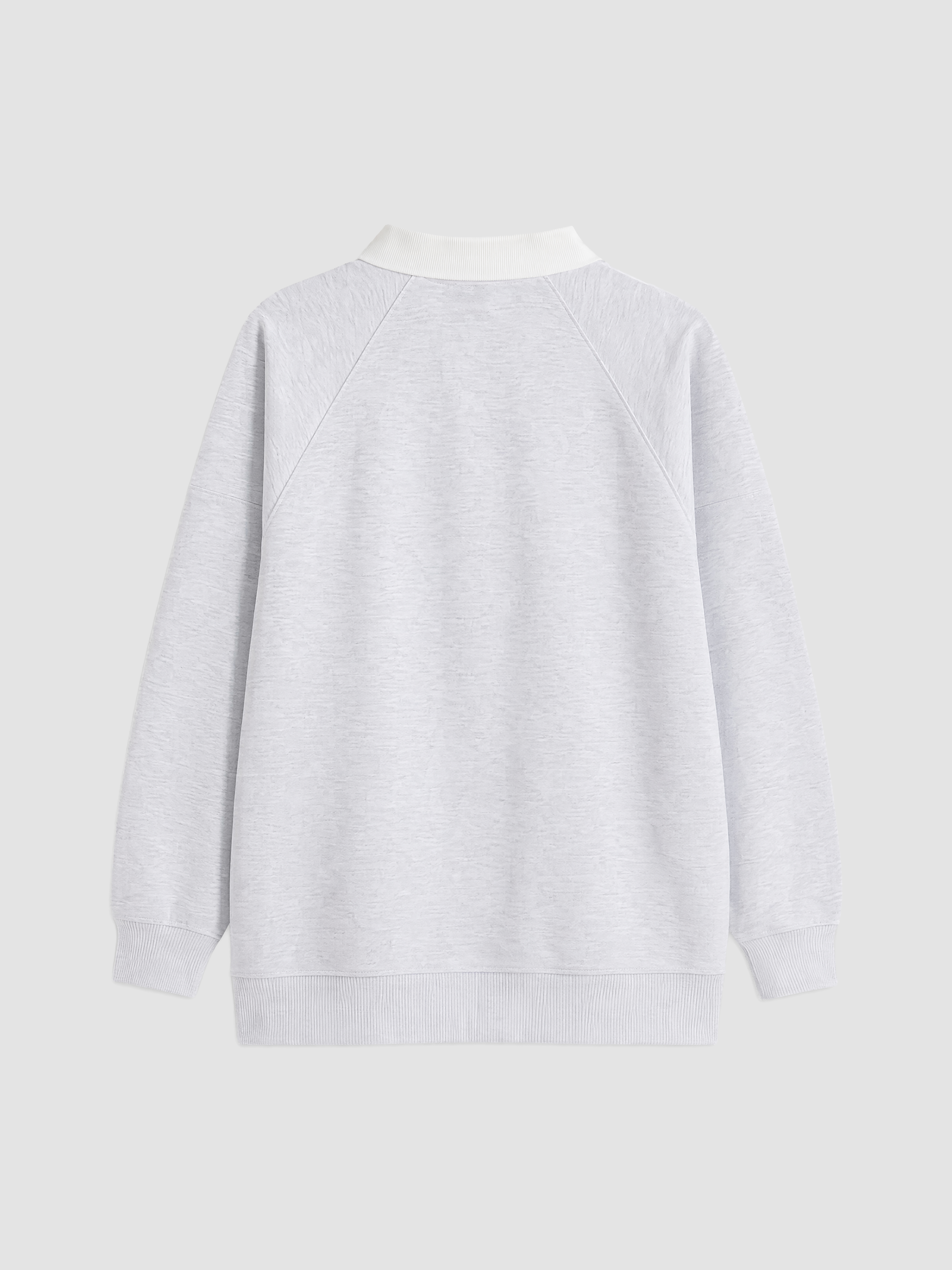 LCW Modest Polo Yaka Oversize Kadın Sweatshirt Tunik görsel 7