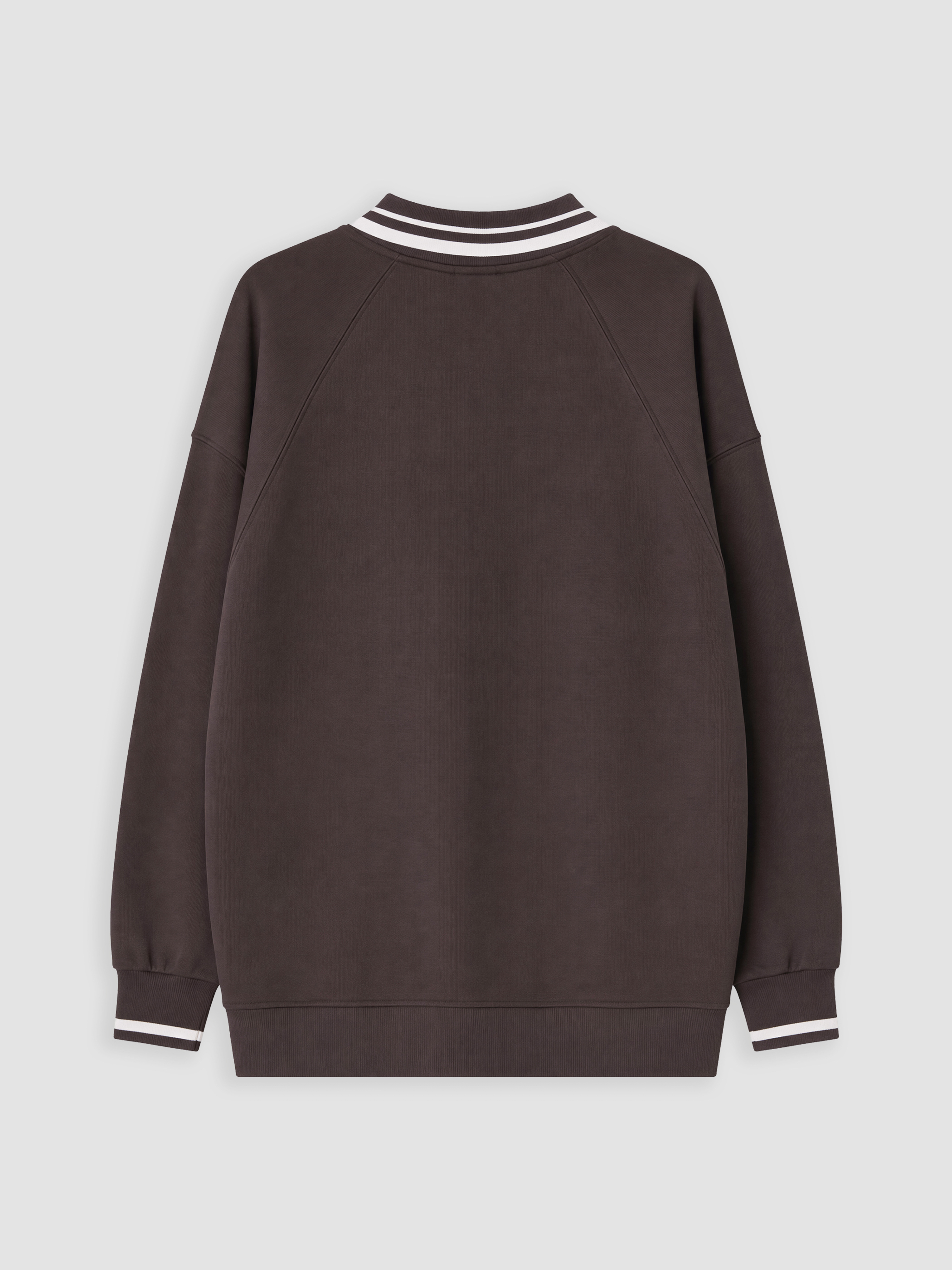 LCW Modest Polo Yaka Oversize Kadın Sweatshirt Tunik görsel 7