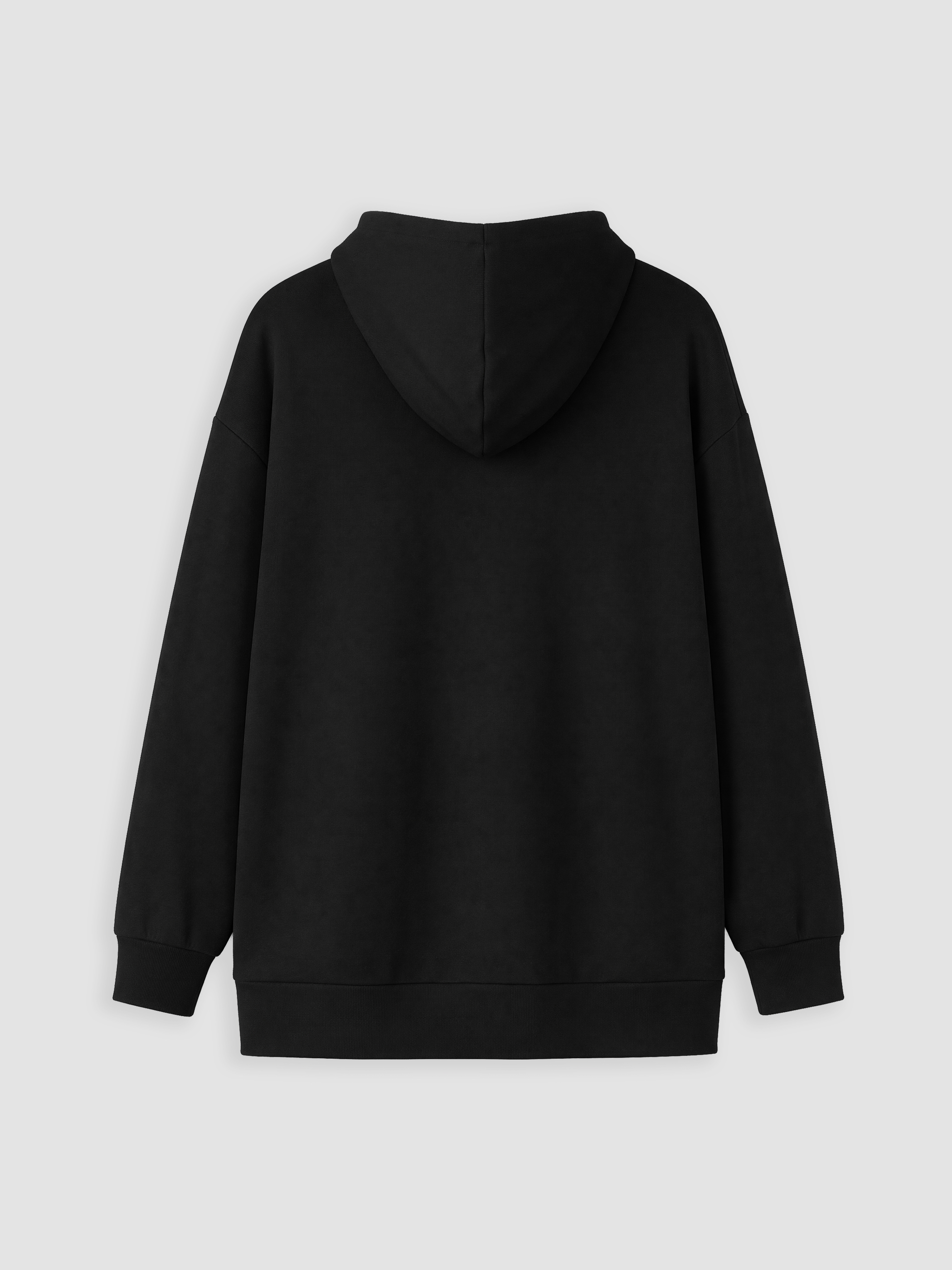 LCW Modest Kapüşonlu Soft Touch Kadın Fermuarlı Sweatshirt görsel 7