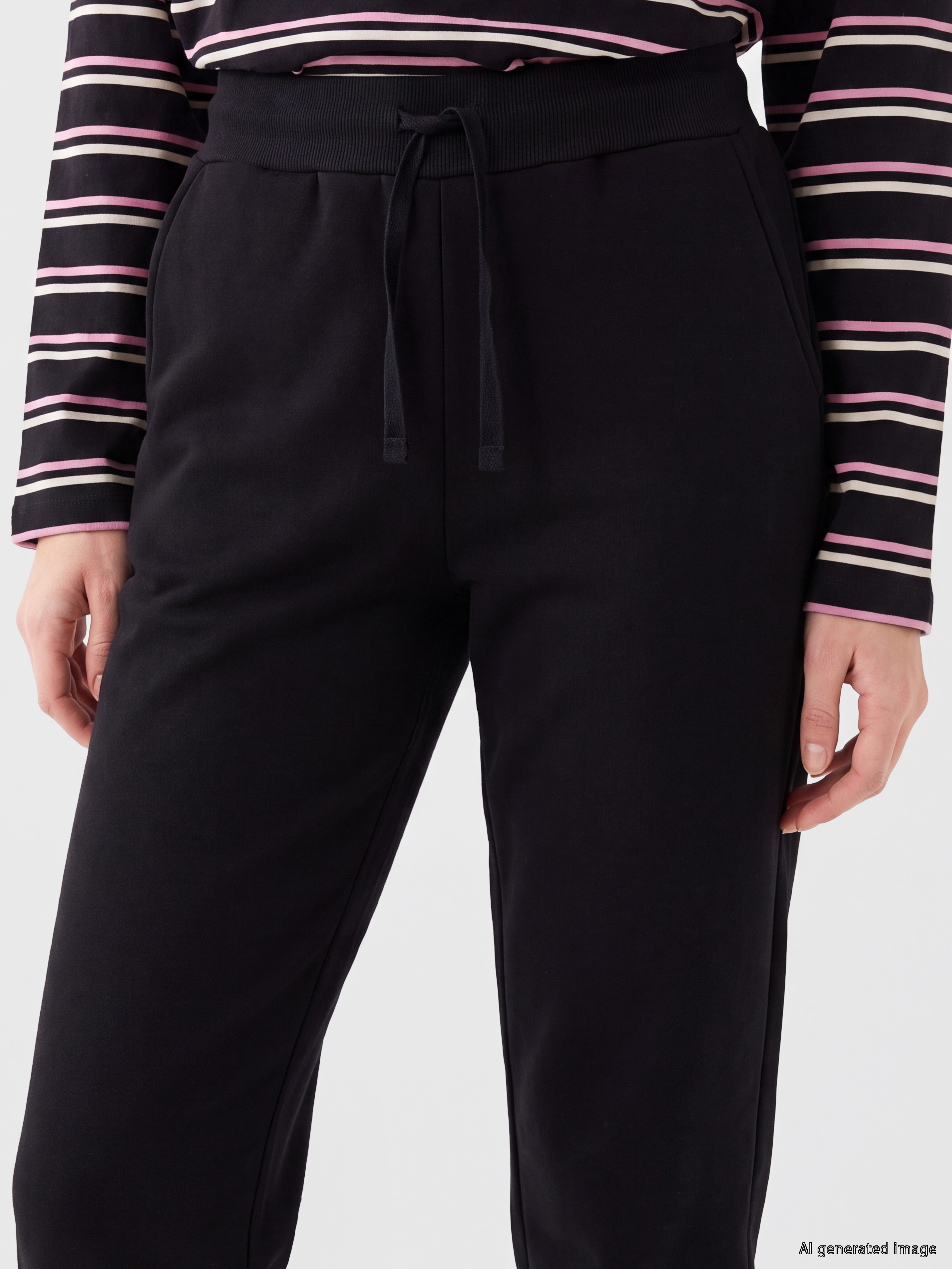 LCW Modest Beli Lastikli Kadın Jogger Eşofman Altı görsel 3