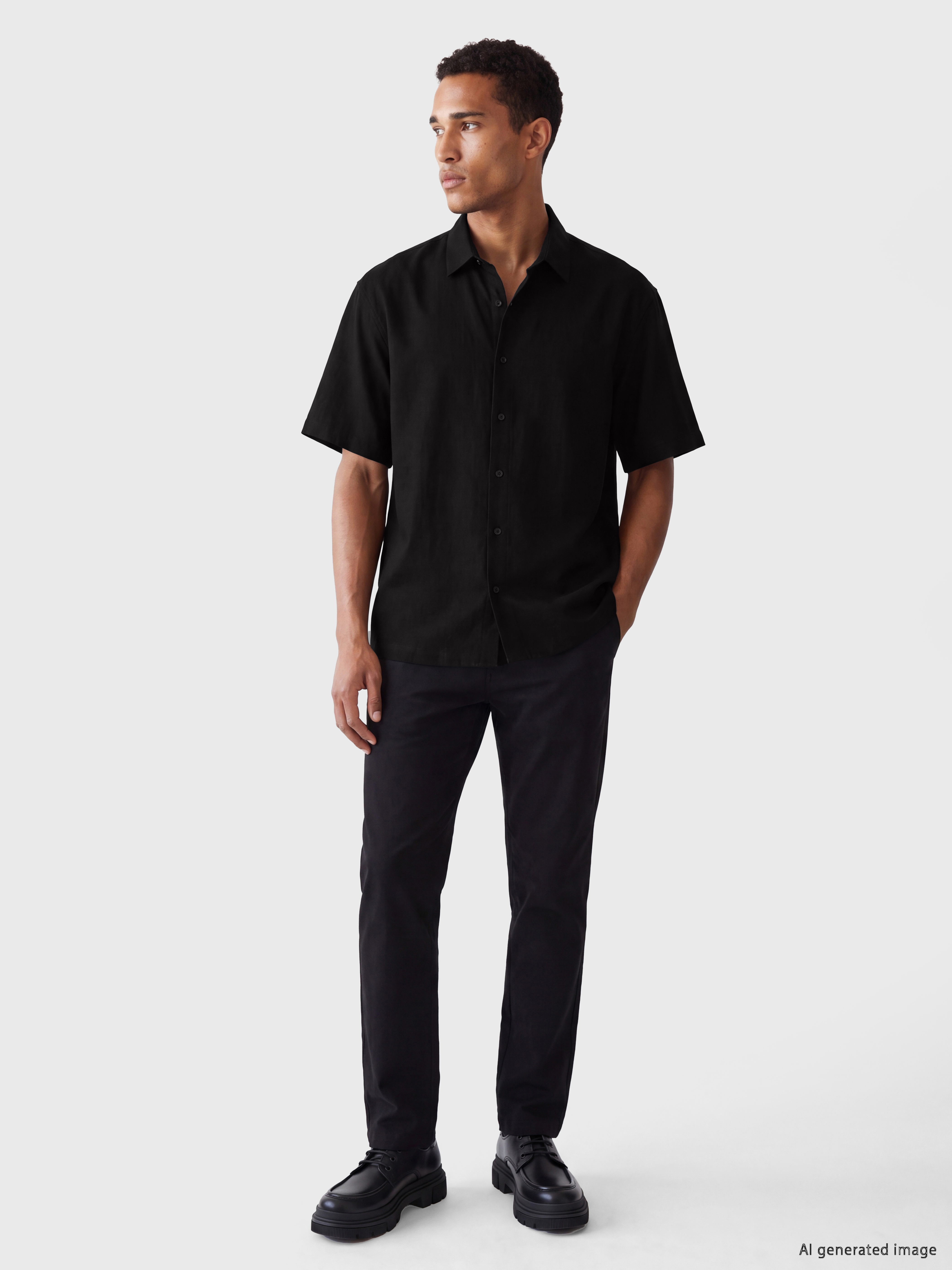 LCW Vision Regular Fit Armürlü Erkek Gömlek görsel 2