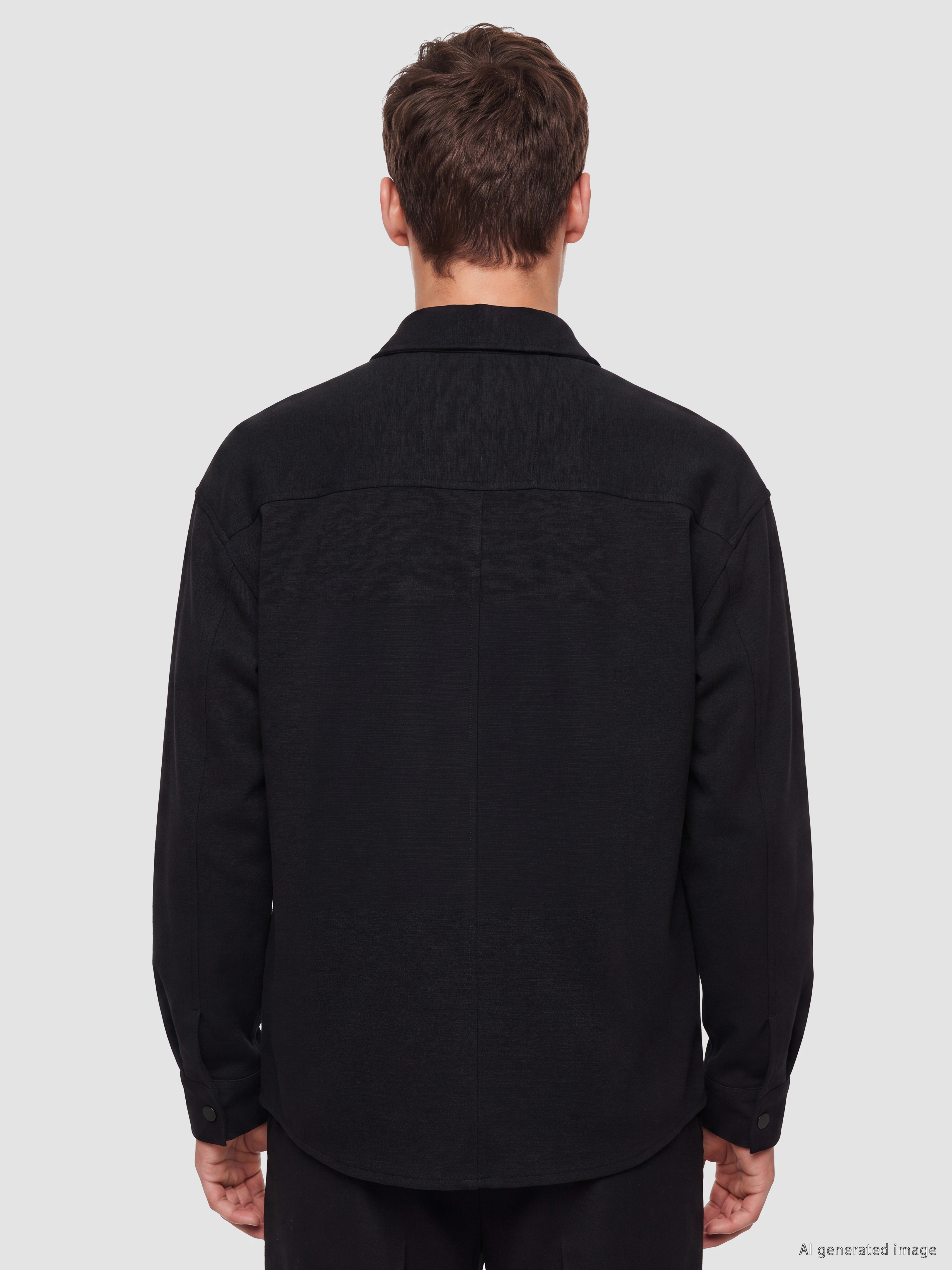 LCW Vision Regular Fit Erkek Gömlek Ceket görsel 4