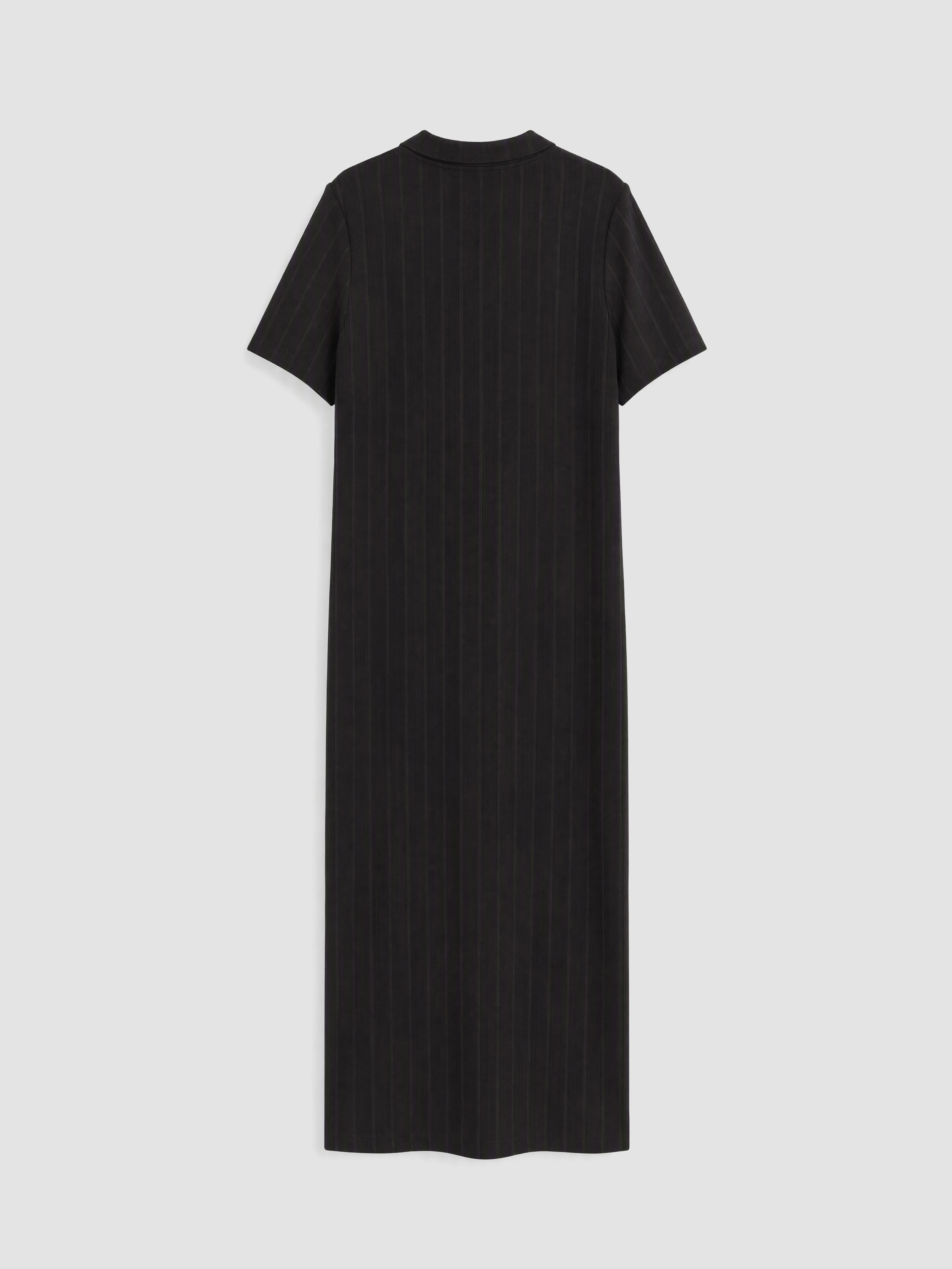 LCW Comfort Polo Yaka Yırtmaçlı Fitilli Elbise görsel 7