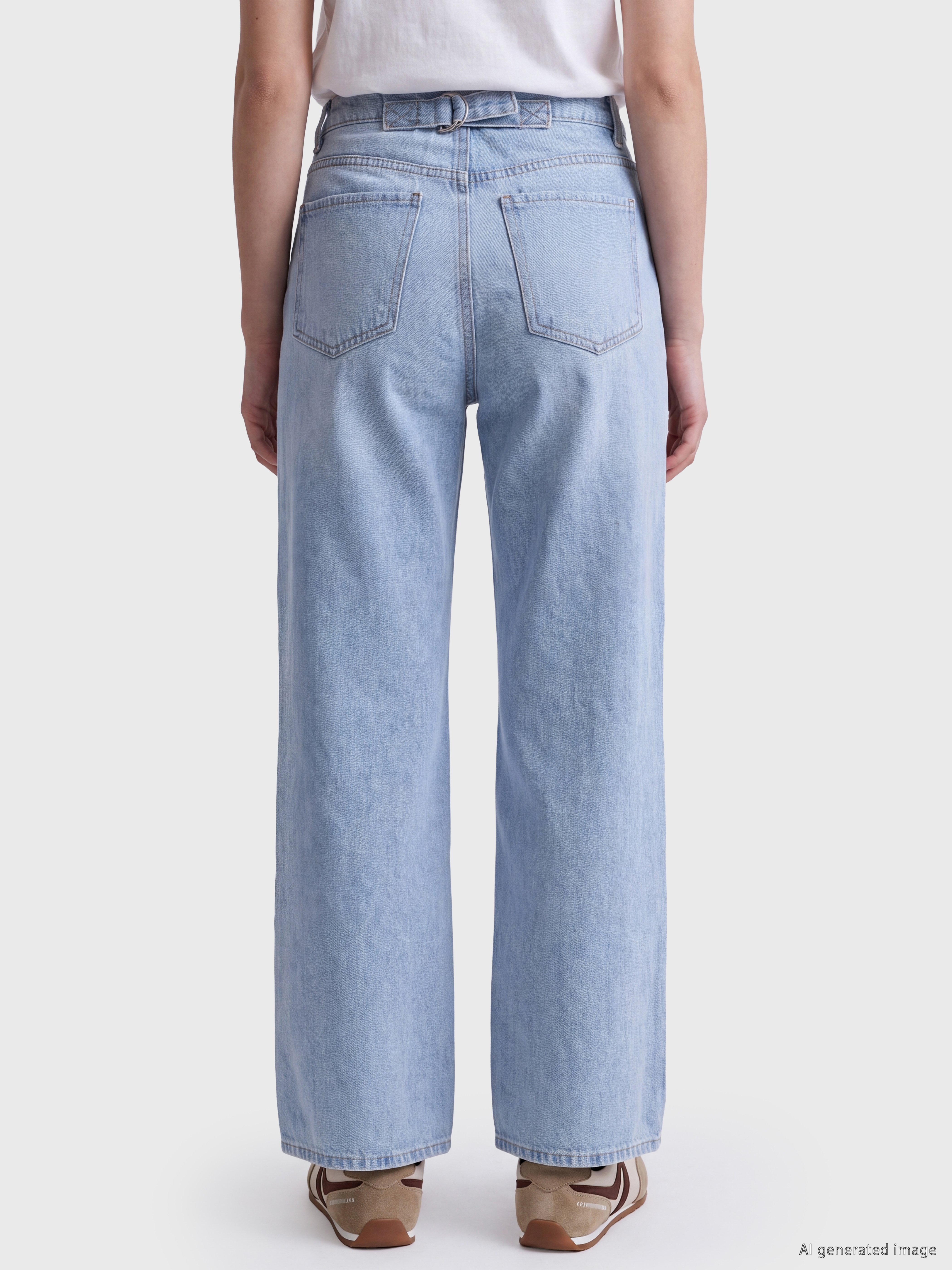 LCW Jeans Straight Fit Kadın Jean Pantolon görsel 4