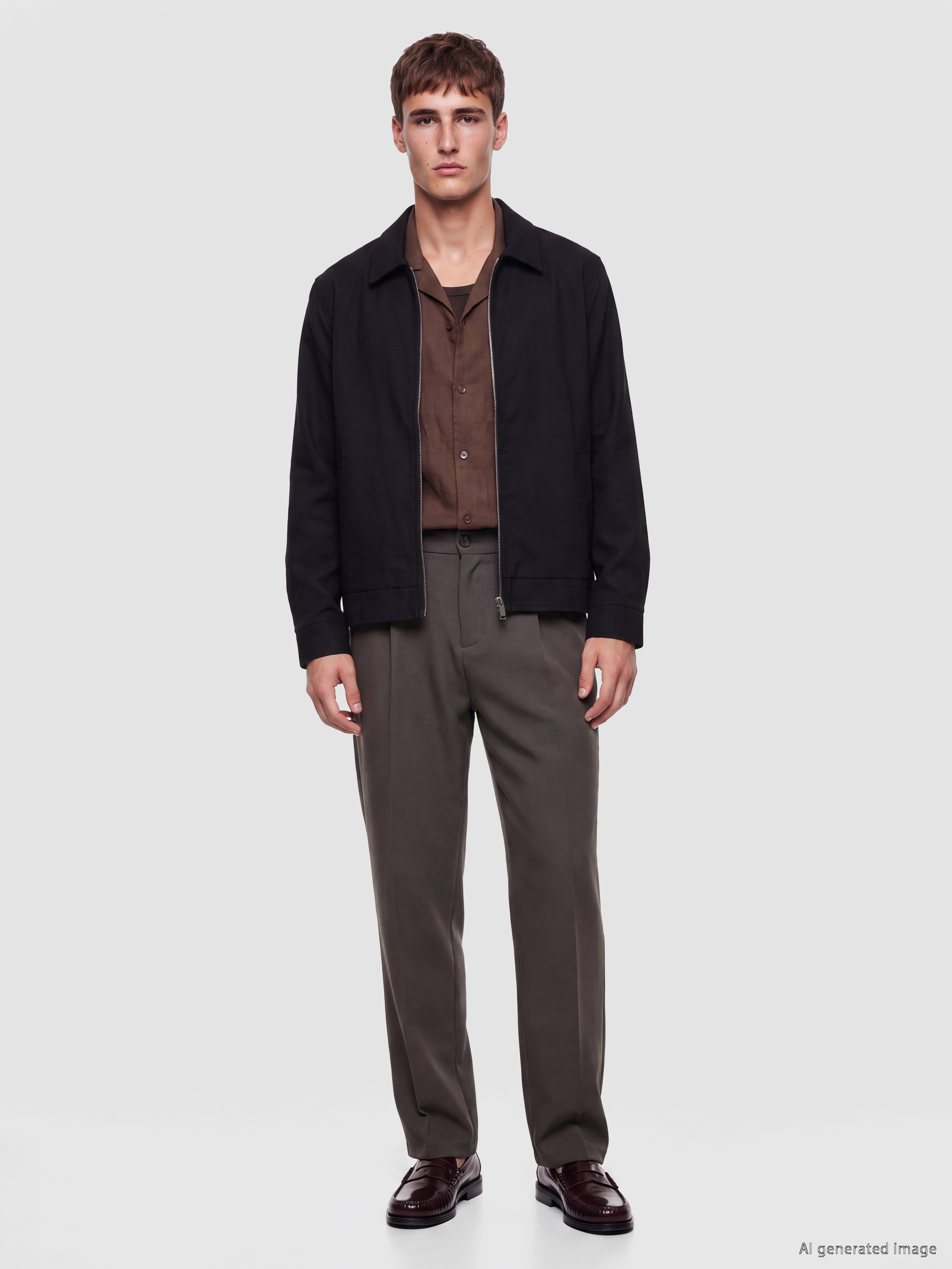 LCW Vision Regular Fit Gömlek Yaka Erkek Ceket görsel 2
