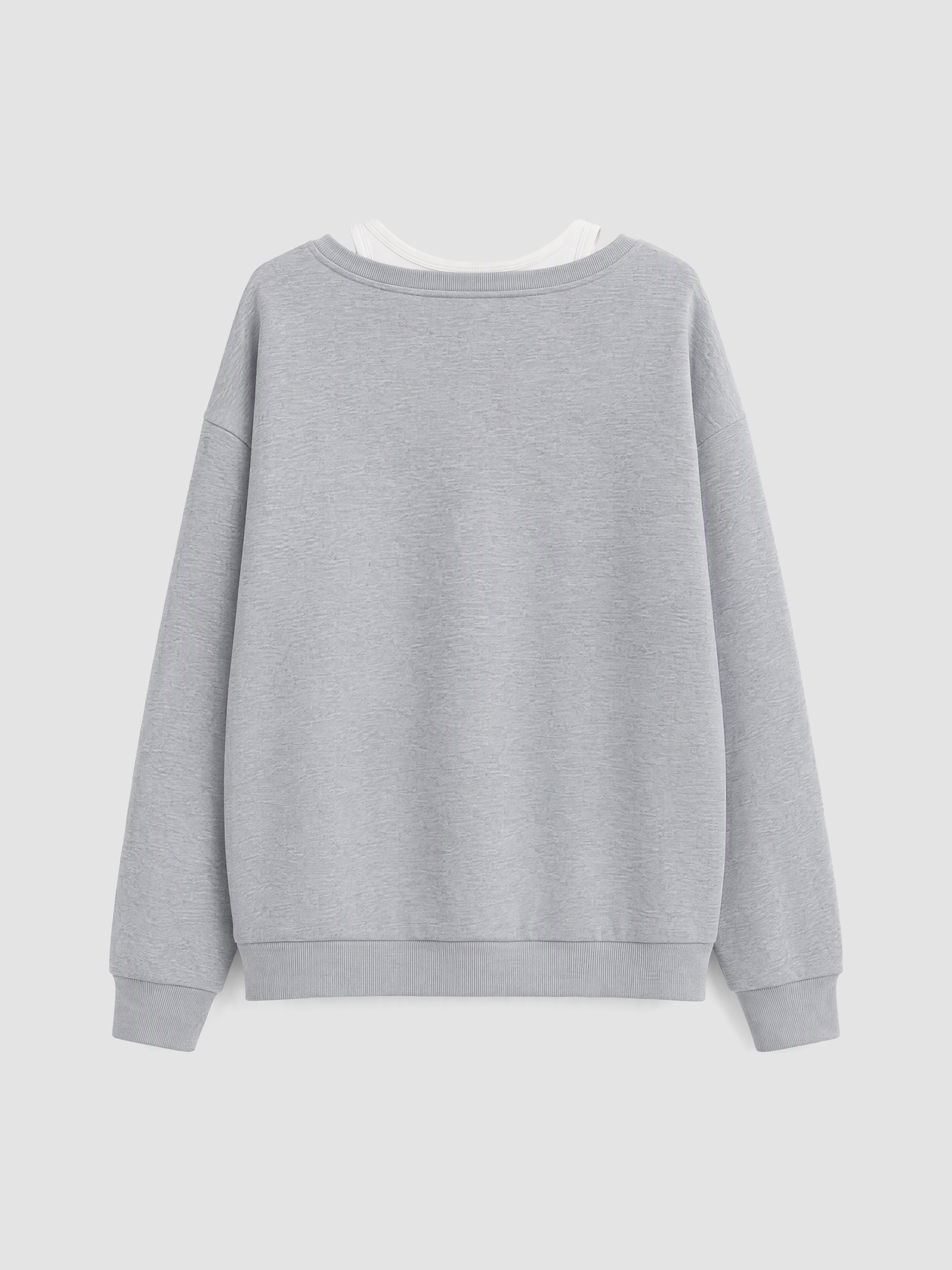 LCW Vision V Yaka Kadın Sweatshirt görsel 7