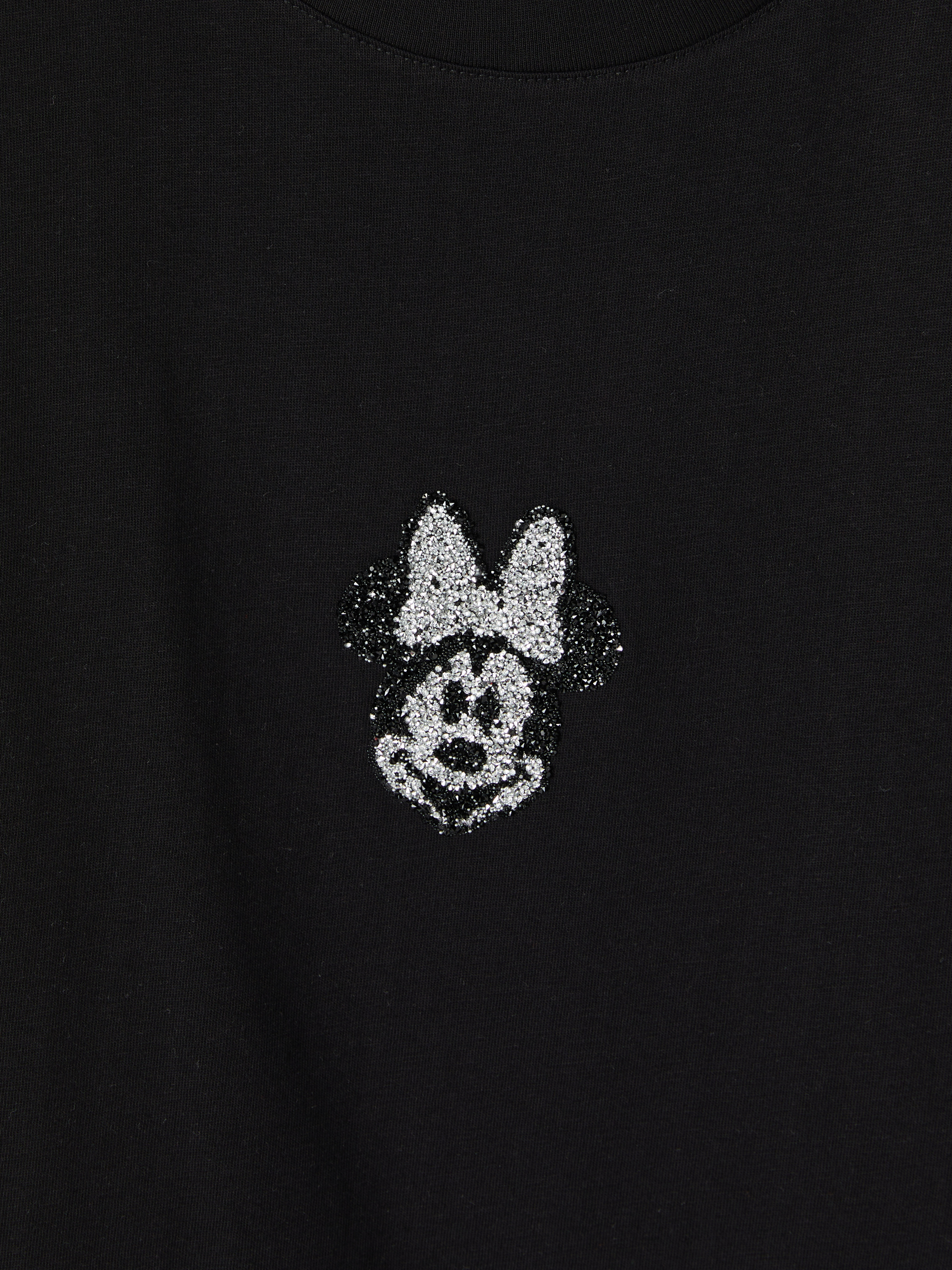 LCW Comfort Minnie Mouse Nakışlı %100 Pamuklu Kadın Tişört görsel 7