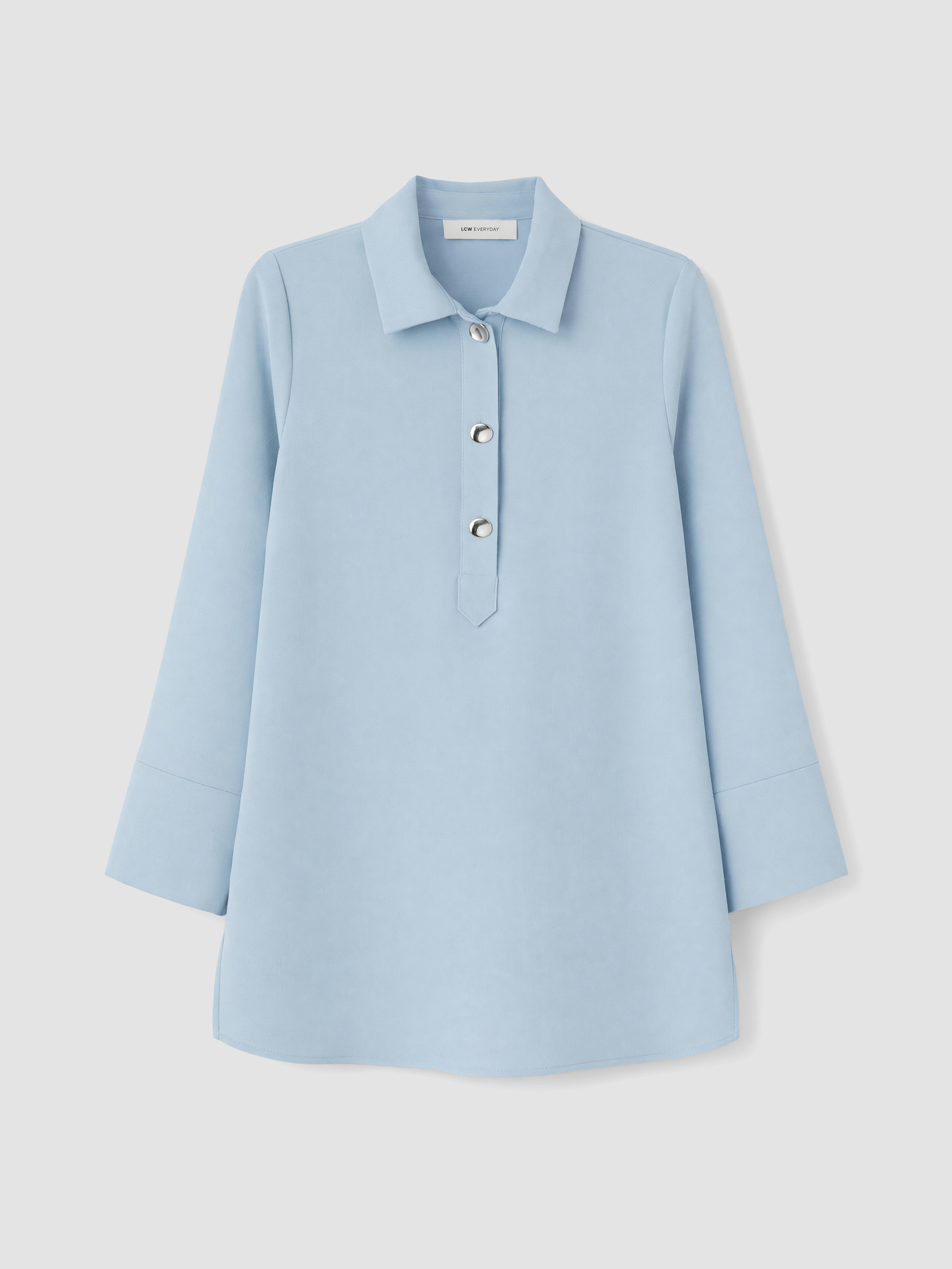 LCW EVERYDAY Oversize Kadın Gömlek Tunik görsel 5