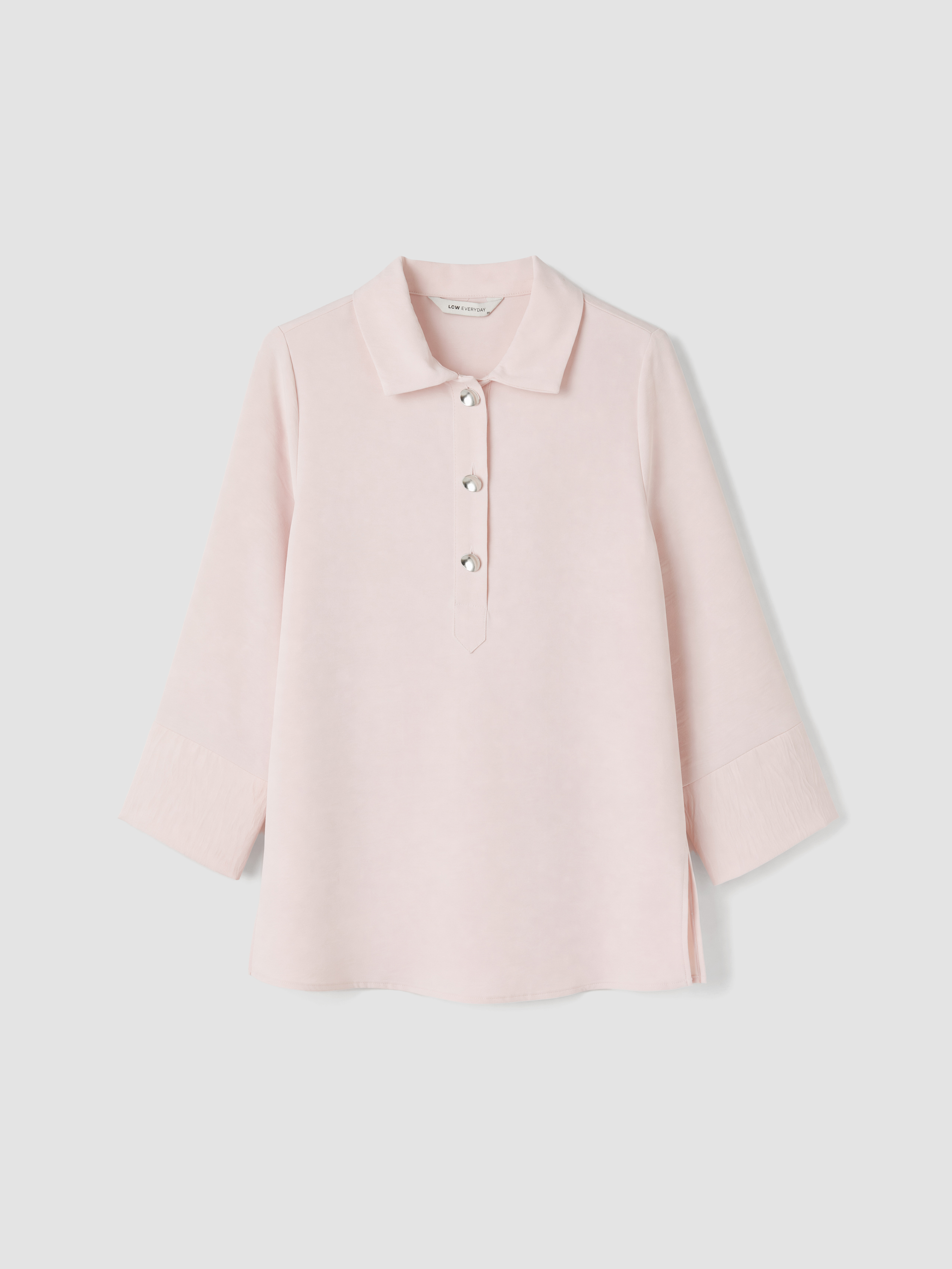 LCW EVERYDAY Oversize Kadın Gömlek Tunik görsel 4