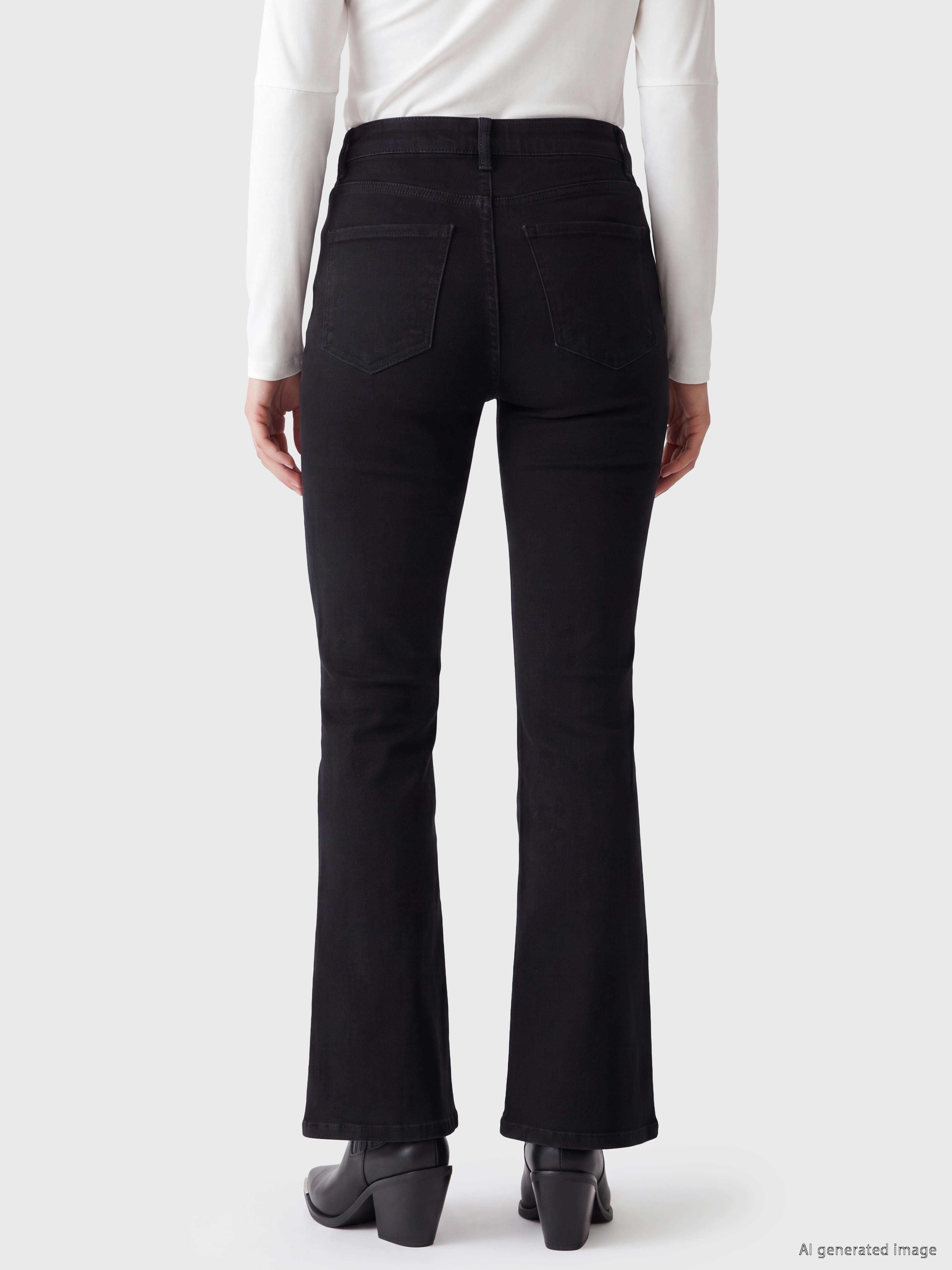 LCW Jeans Flare Kadın Jean Pantolon görsel 4