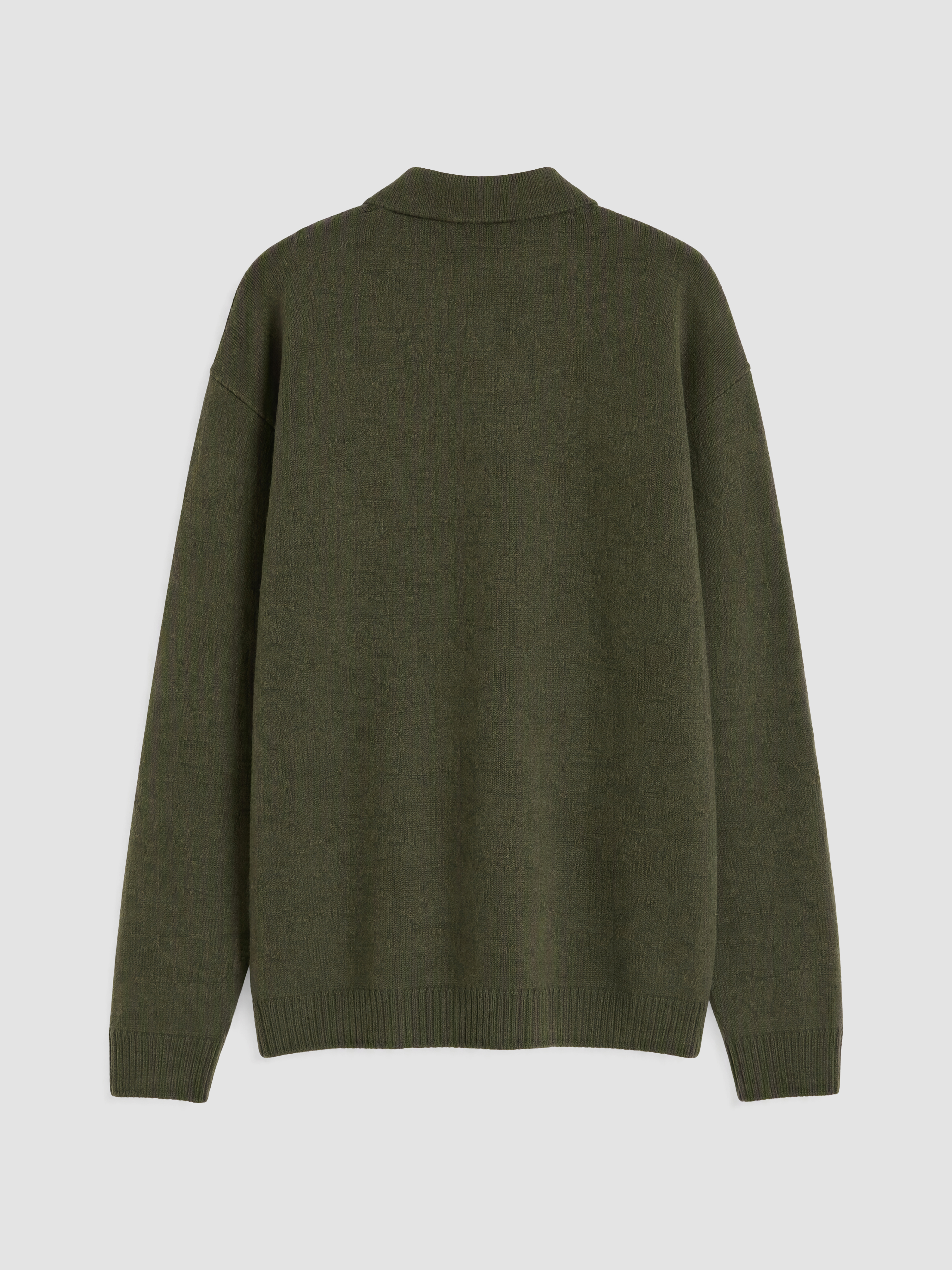 XSIDE Polo Yaka Nakışlı Erkek Kazak görsel 3