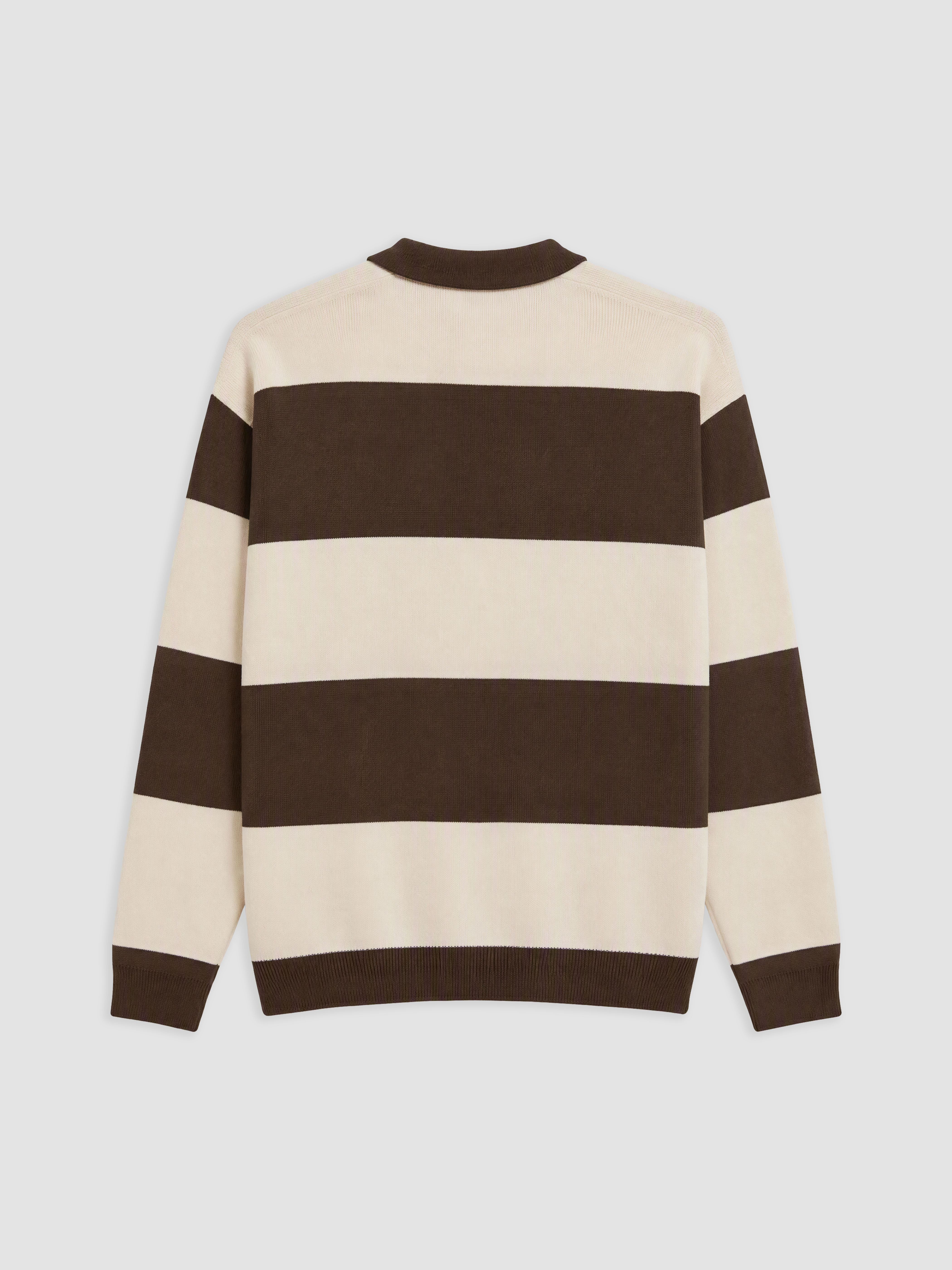 XSIDE Polo Yaka Nakışlı Erkek Triko Kazak görsel 4