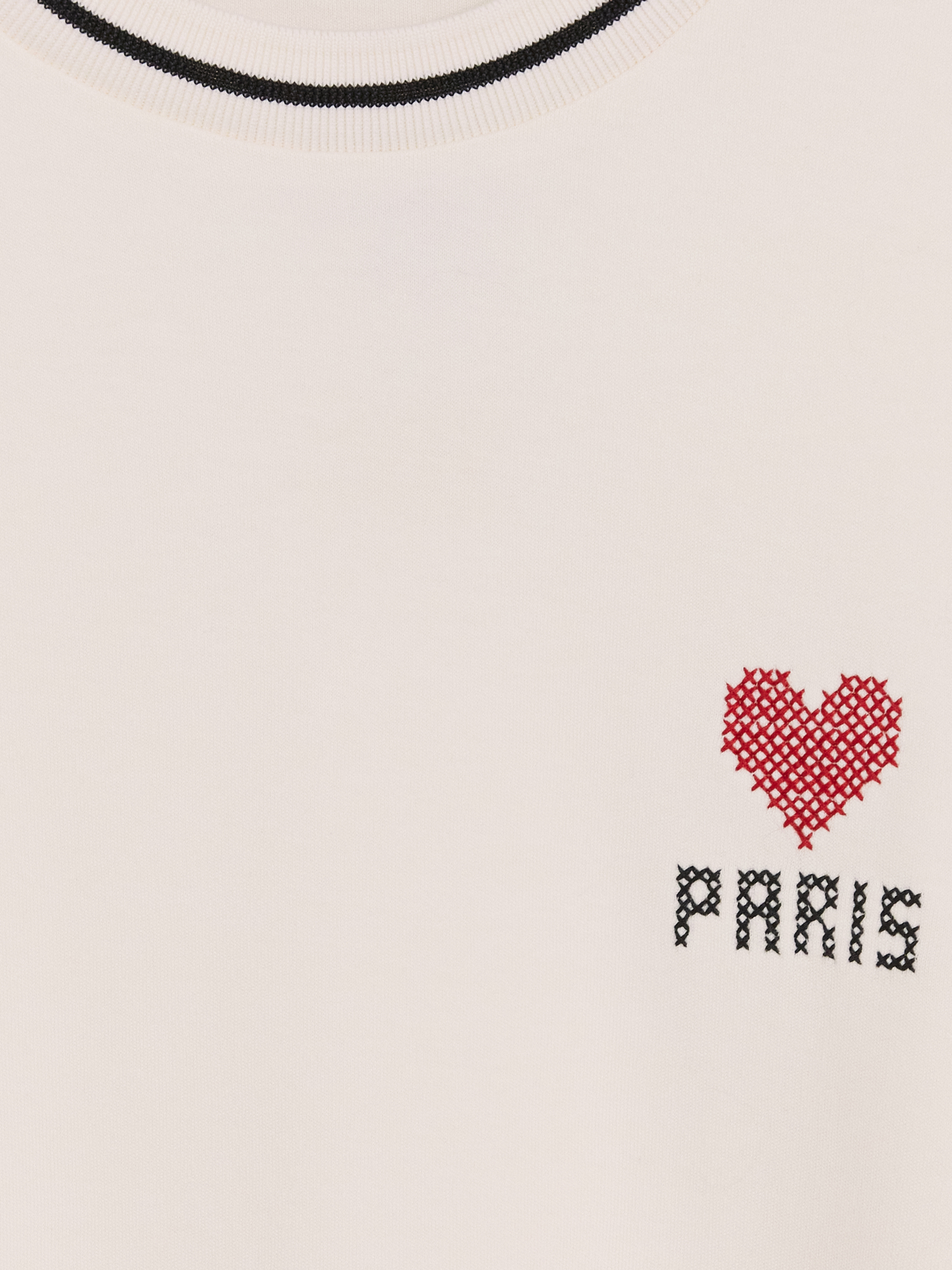 LCW Vision Paris Baskılı Oversize Kadın Tişört görsel 6