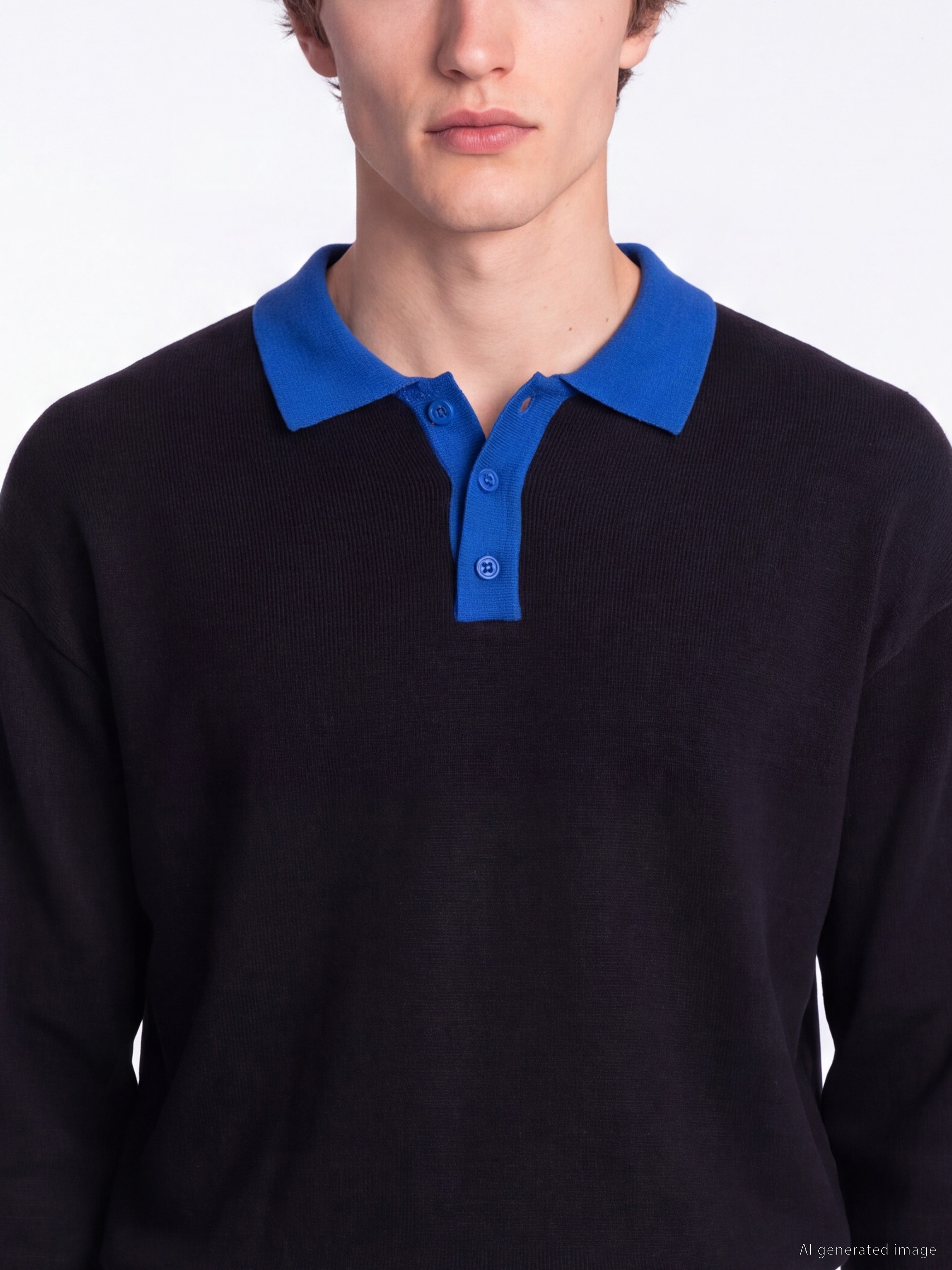 XSIDE Polo Yaka Erkek Triko Kazak görsel 3
