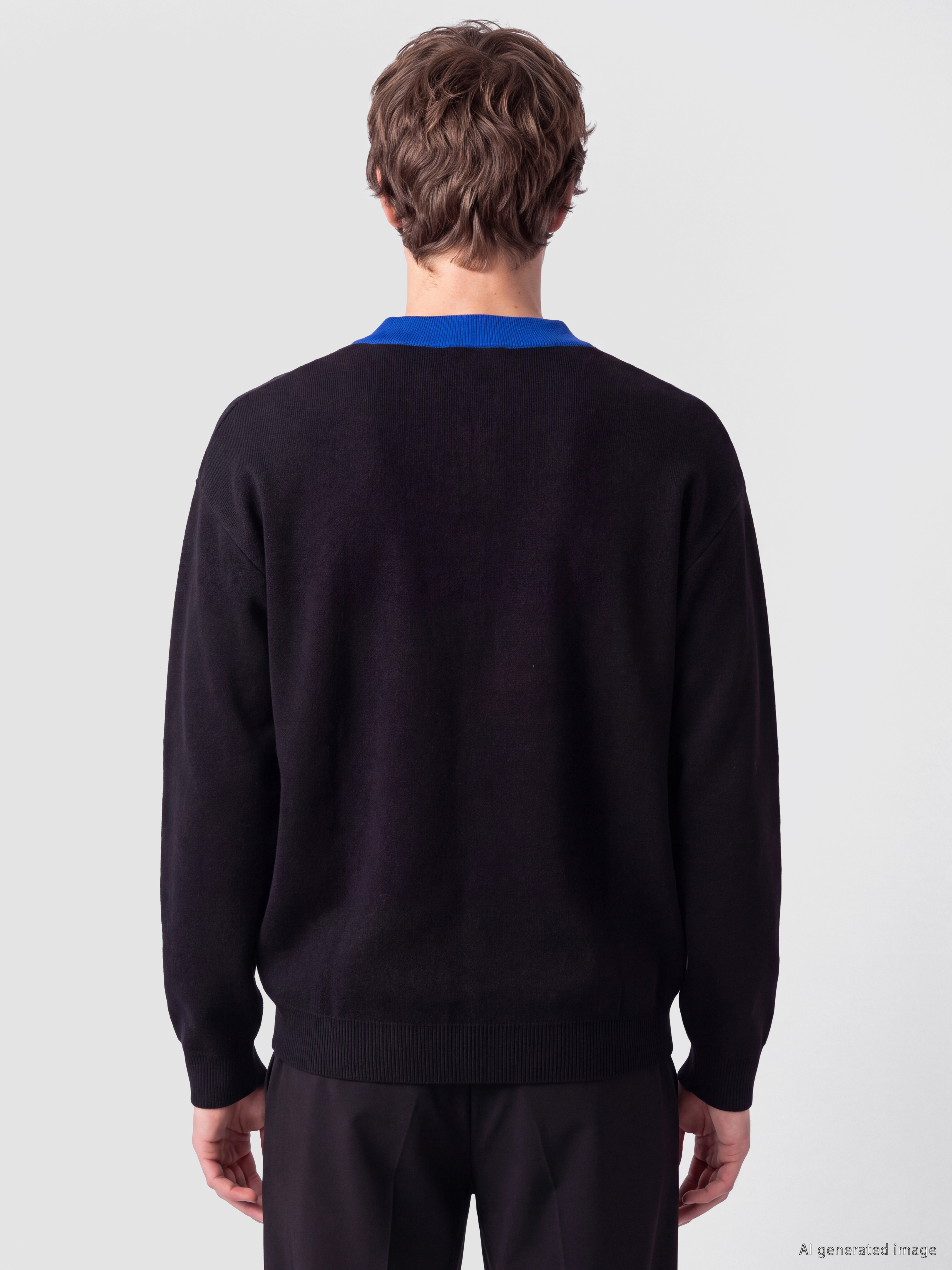 XSIDE Polo Yaka Erkek Triko Kazak görsel 4