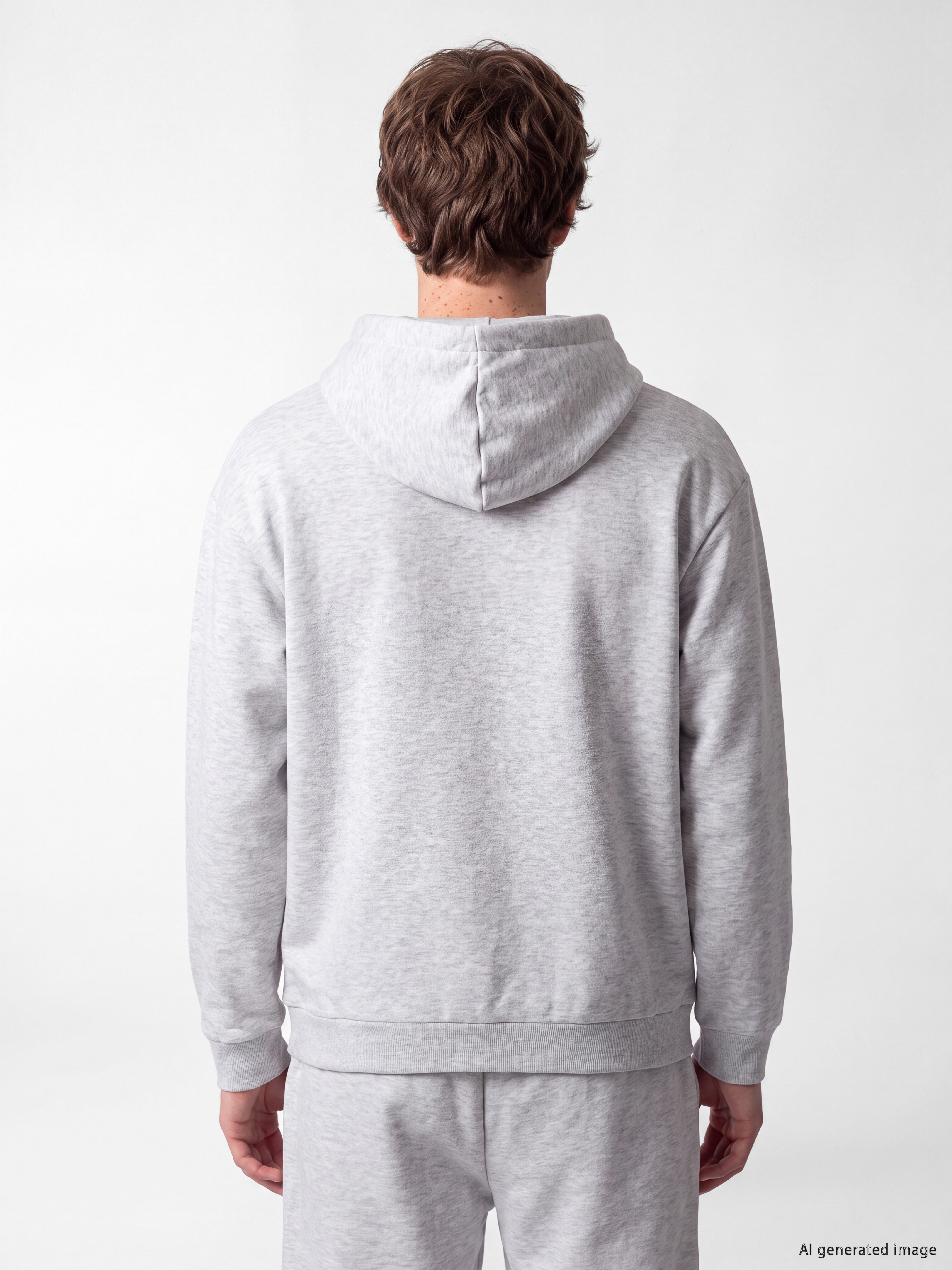 XSIDE Kapüşonlu Nakışlı Erkek Hoodie görsel 4