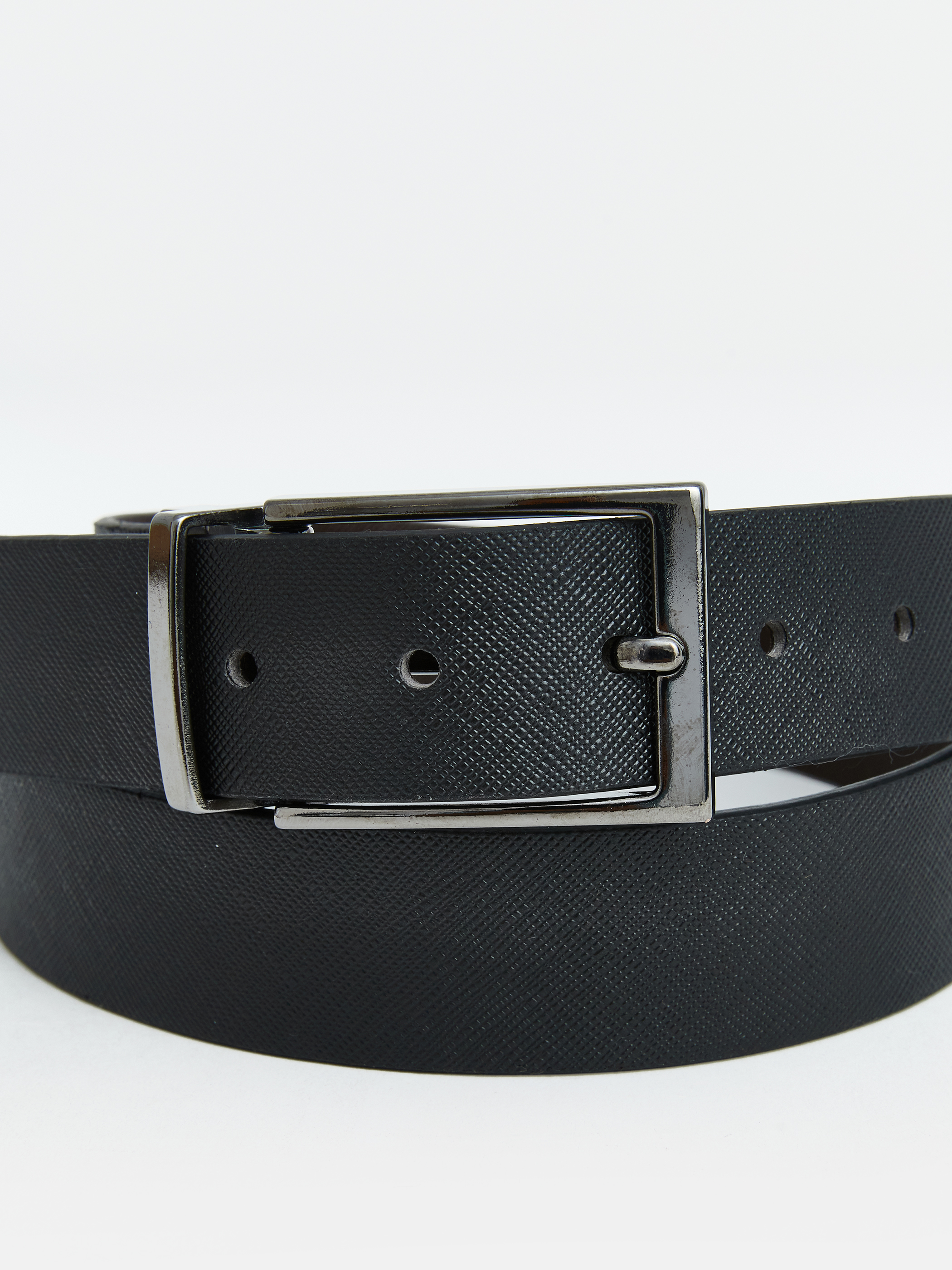 LCW ACCESSORIES Çift Taraflı Deri Görünümlü Erkek Kemer görsel 2