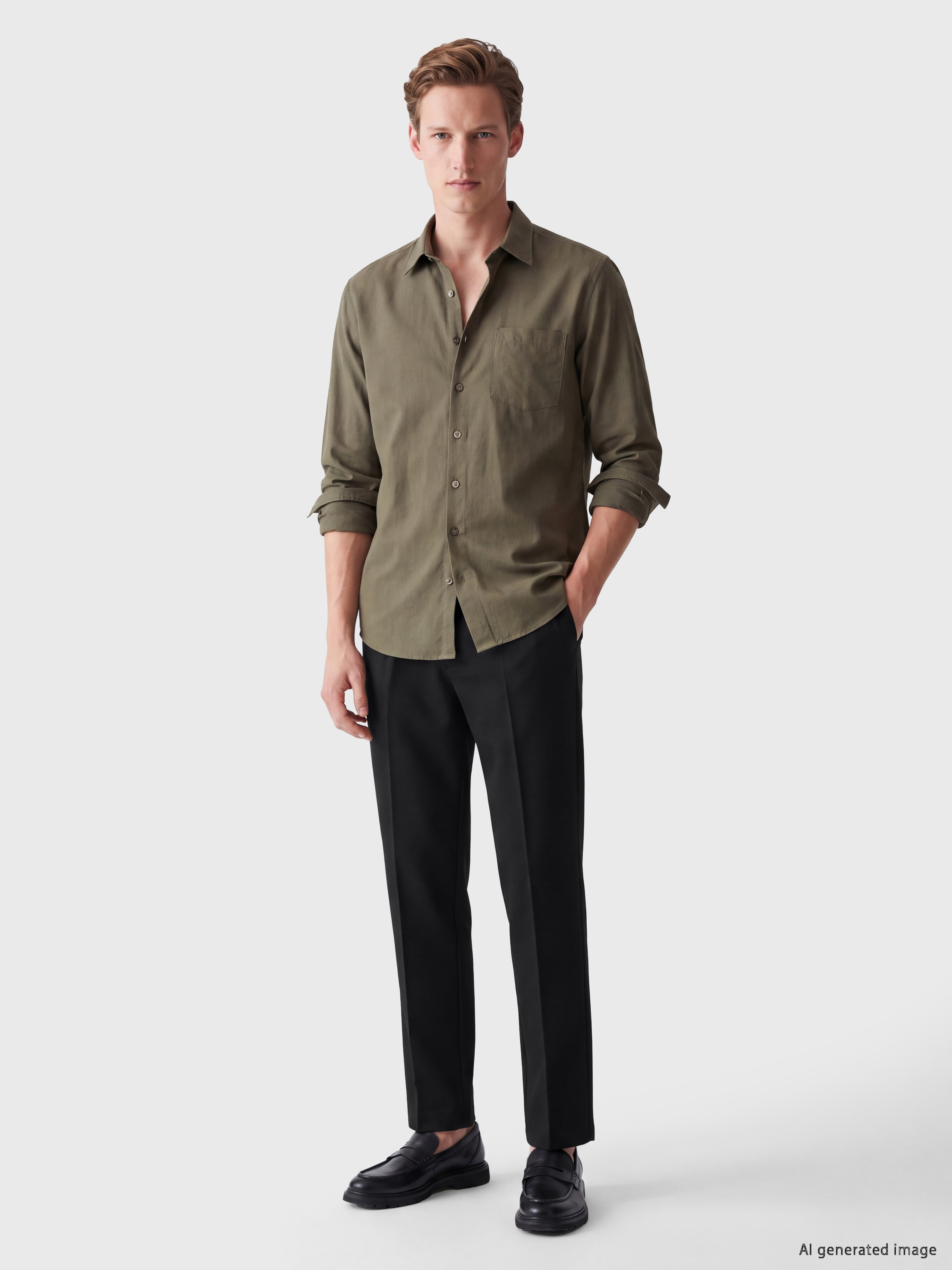SOUTHBLUE Regular Fit Pİleli Erkek Pantolon görsel 2