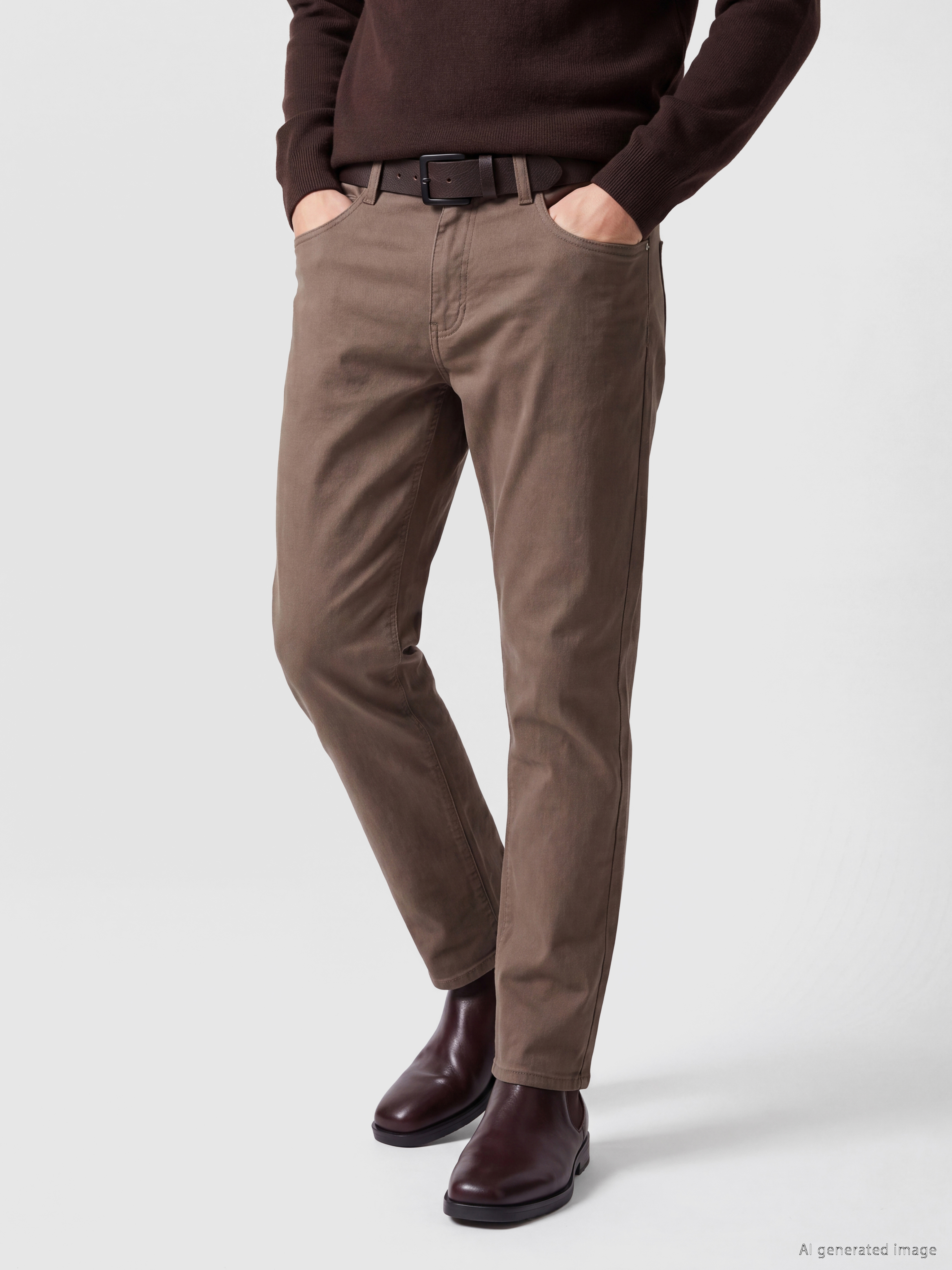 SOUTHBLUE Regular Fit Keten Karışımlı Erkek Pantolon