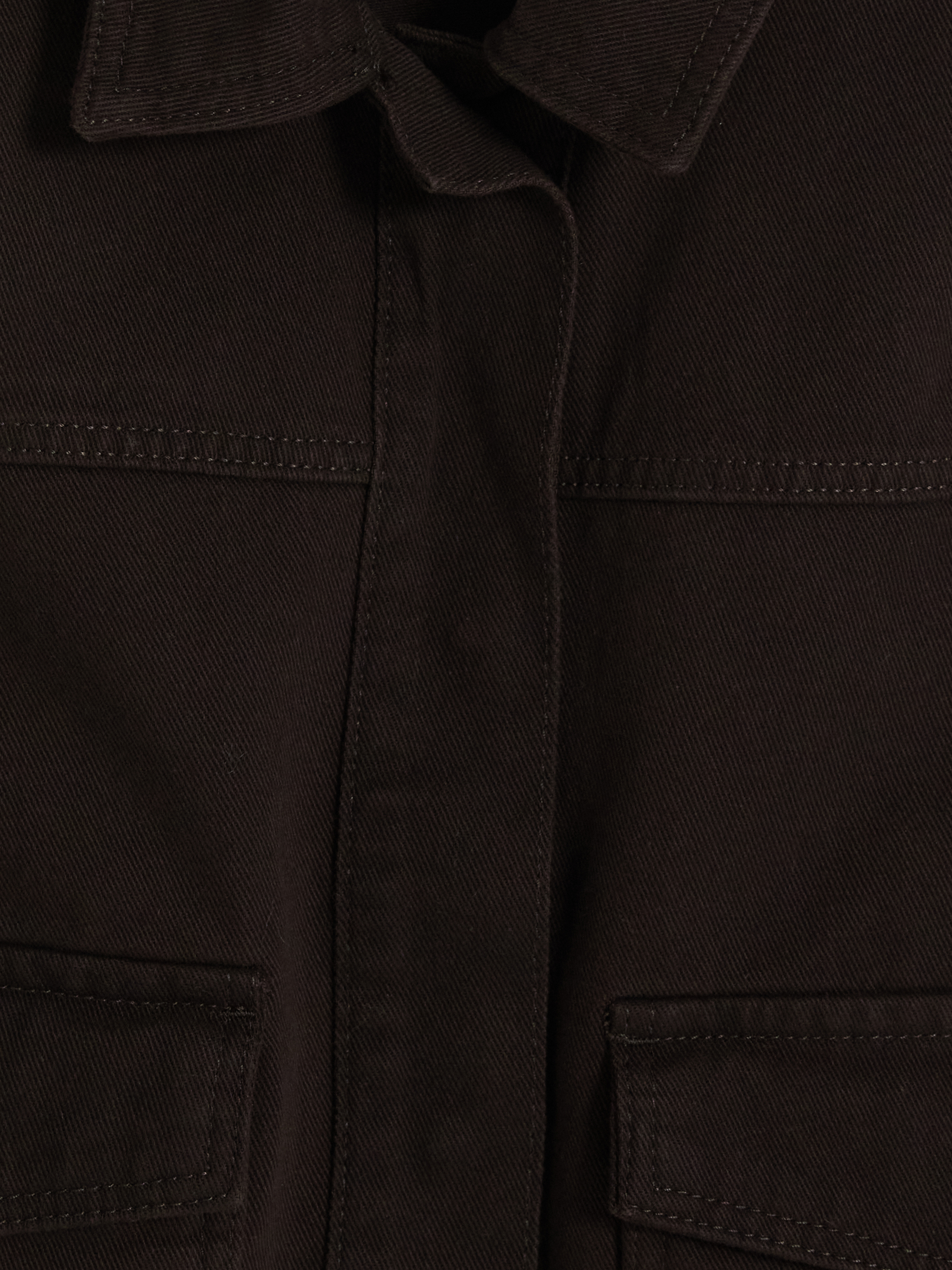 LCWAIKIKI Classic Gabardin Kadın Gömlek Ceket görsel 6