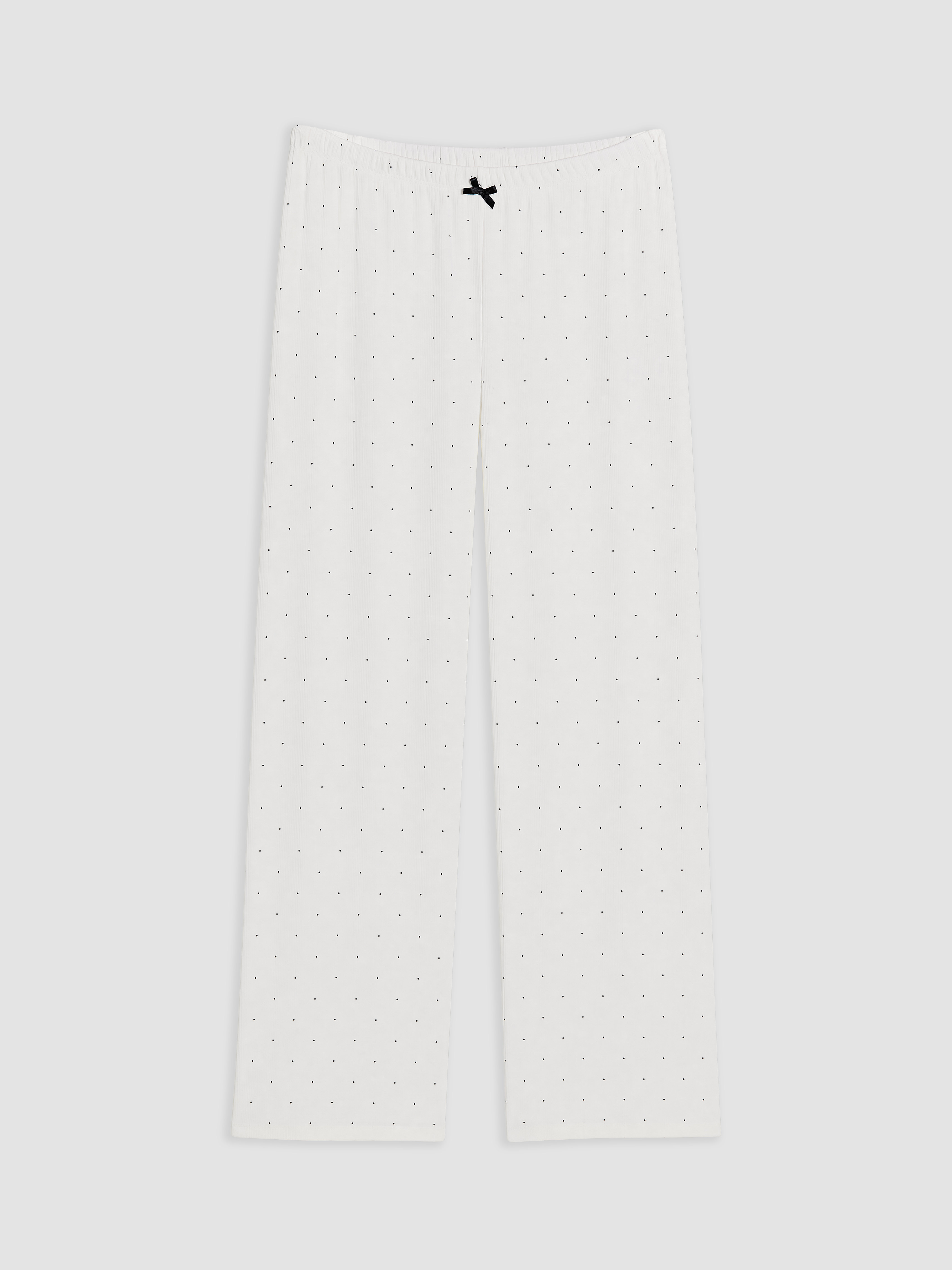 LCW DREAM Kayık Yaka Puantiyeli Kadın Pijama Takım görsel 8
