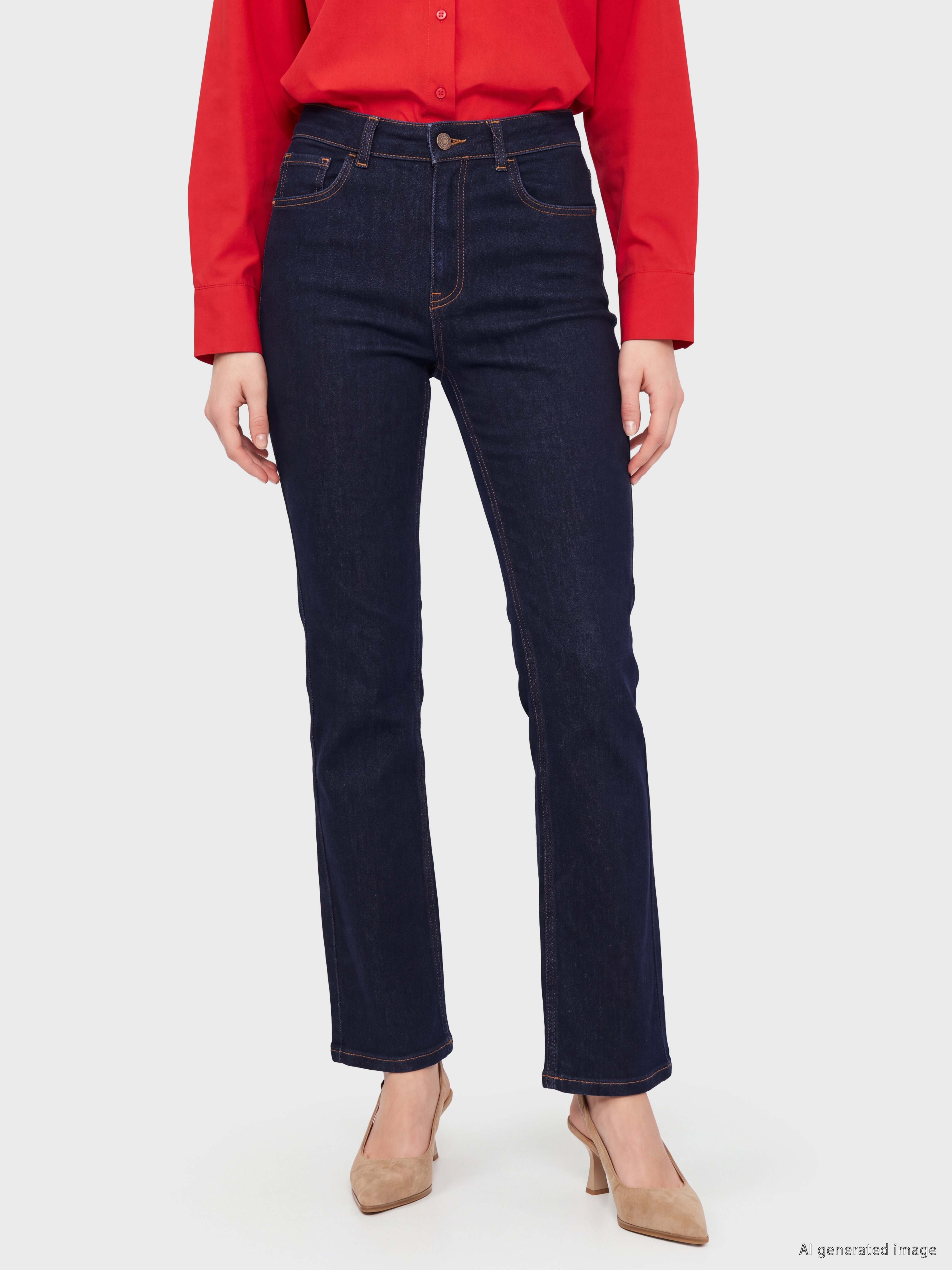 LCW Jeans Flare Fit Kadın Jean Pantolon görsel 2