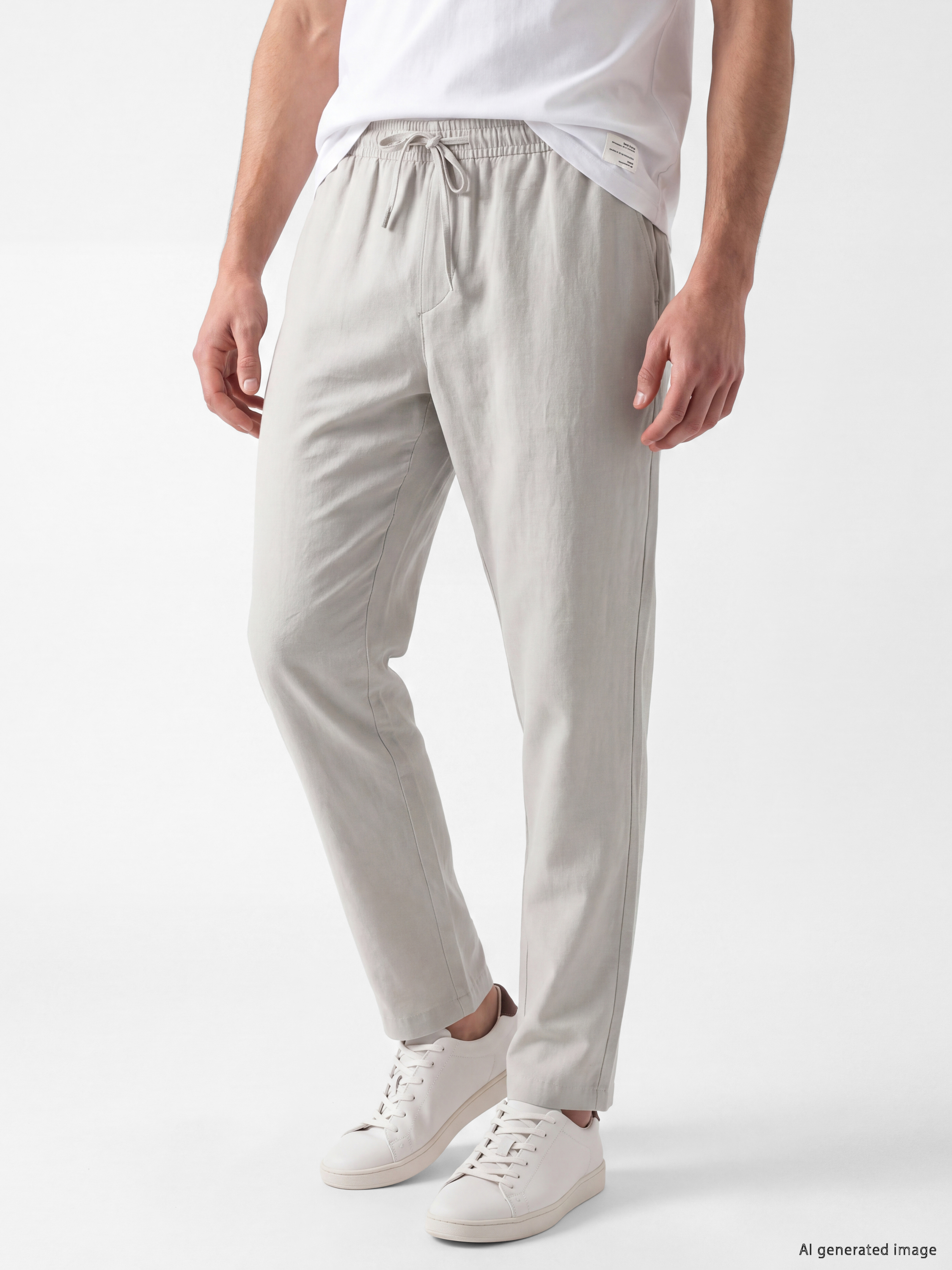 LCW Vision Regular Fit Keten Görünümlü Erkek Pantolon