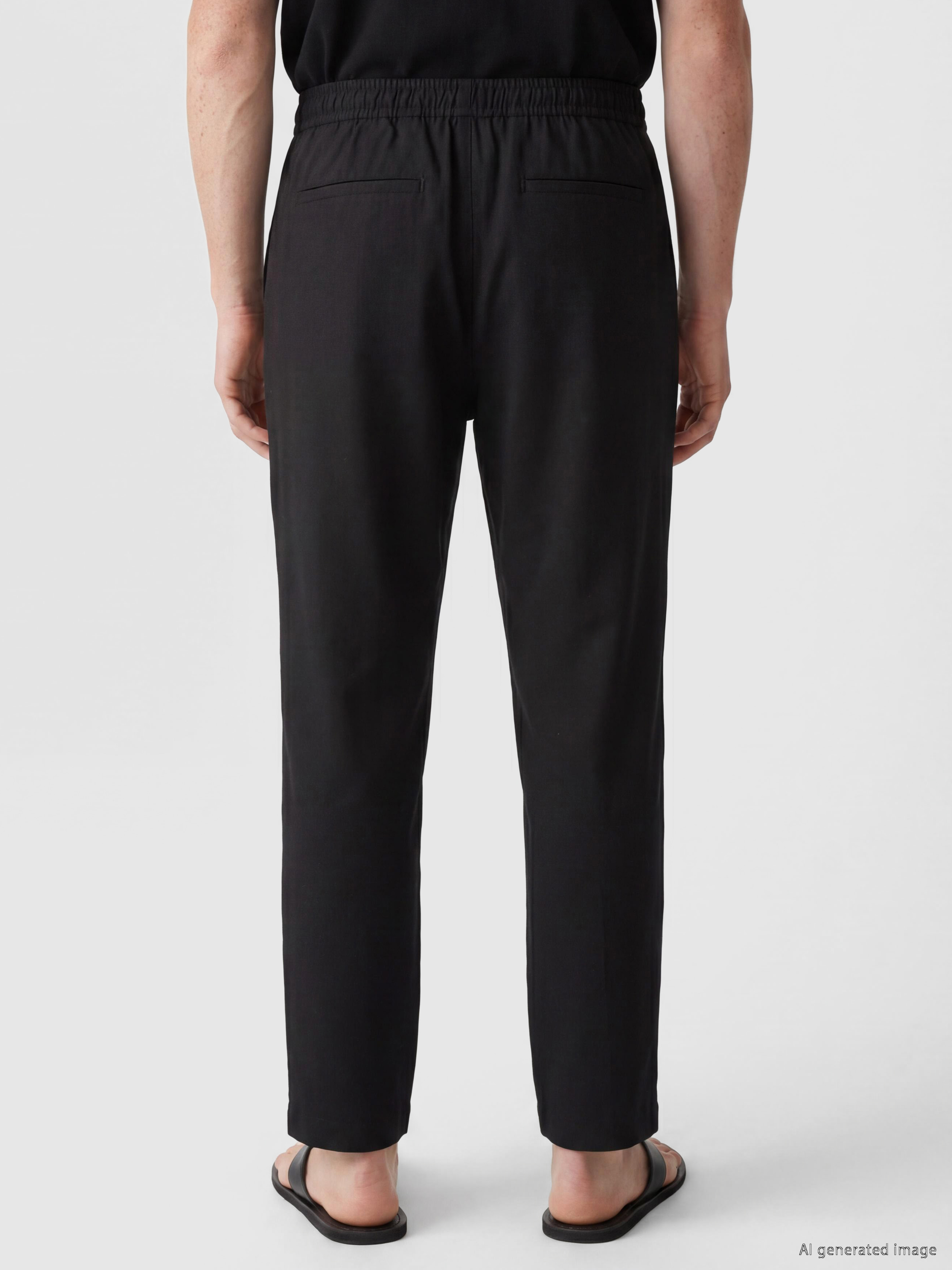 LCW Vision Regular Fit Keten Görünümlü Erkek Pantolon görsel 5